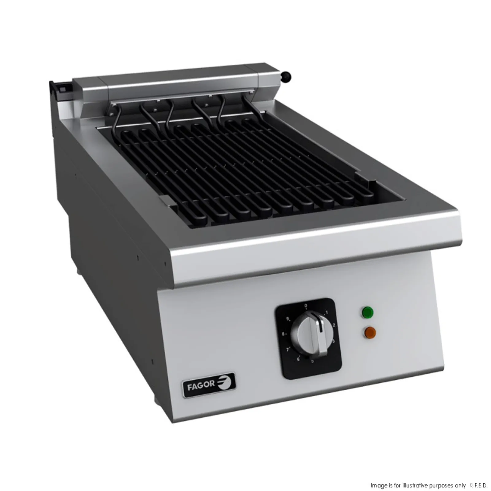 Fagor Professional B-E905 - Kore 900 Series Bench Top Electric Chargrill
