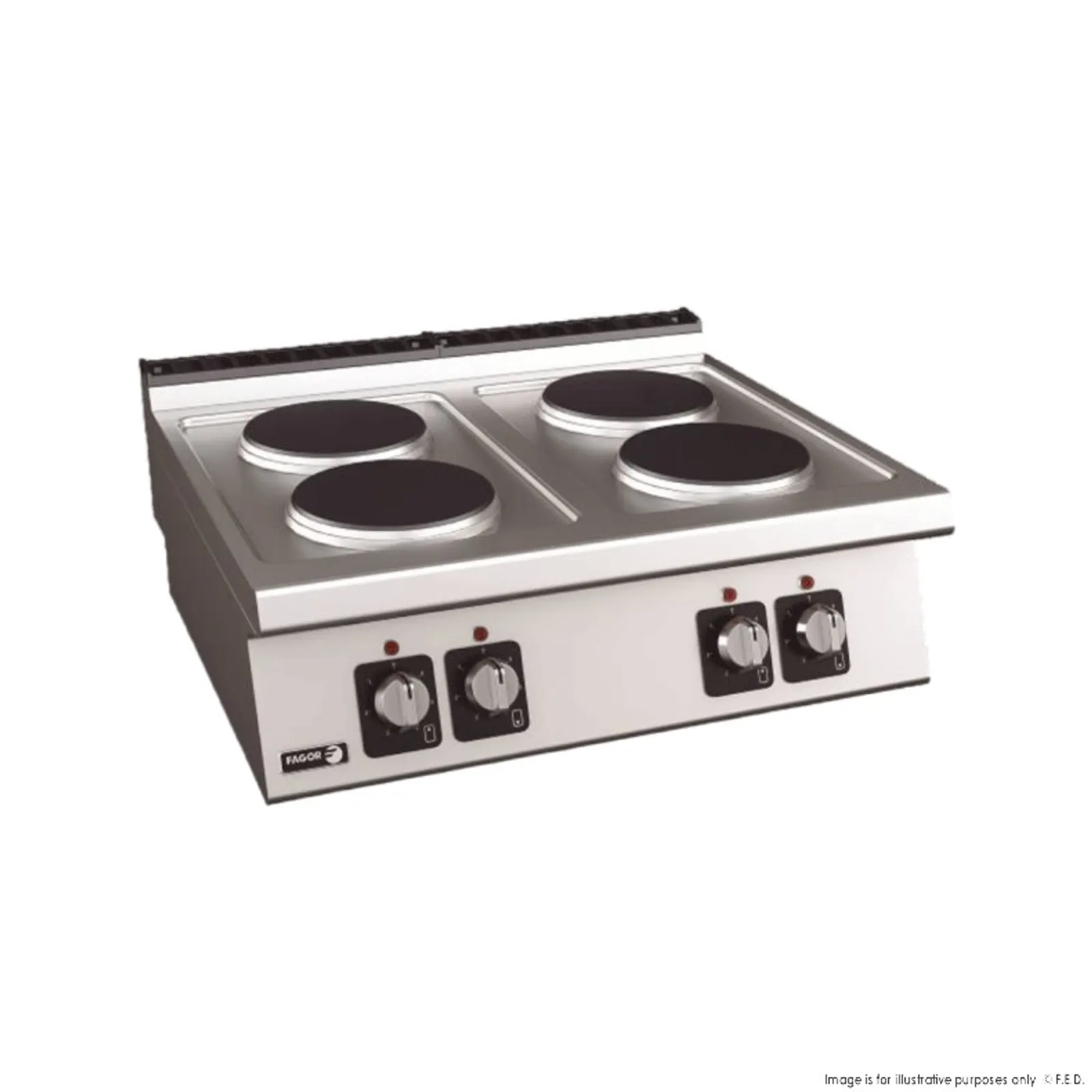 Fagor Professional C-E740 - 700 Series Bench Top 4 Electric Burners
