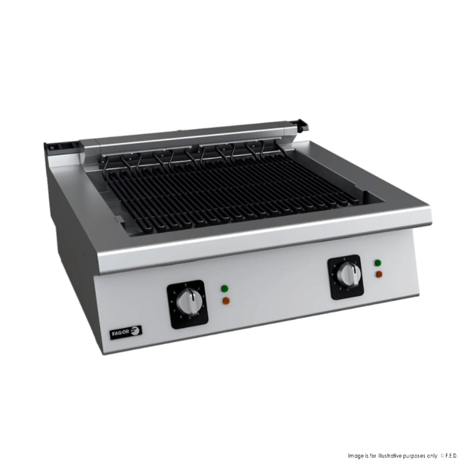 Fagor Professional B-E710 - Kore 700 Series Bench Top Electric Chargrill