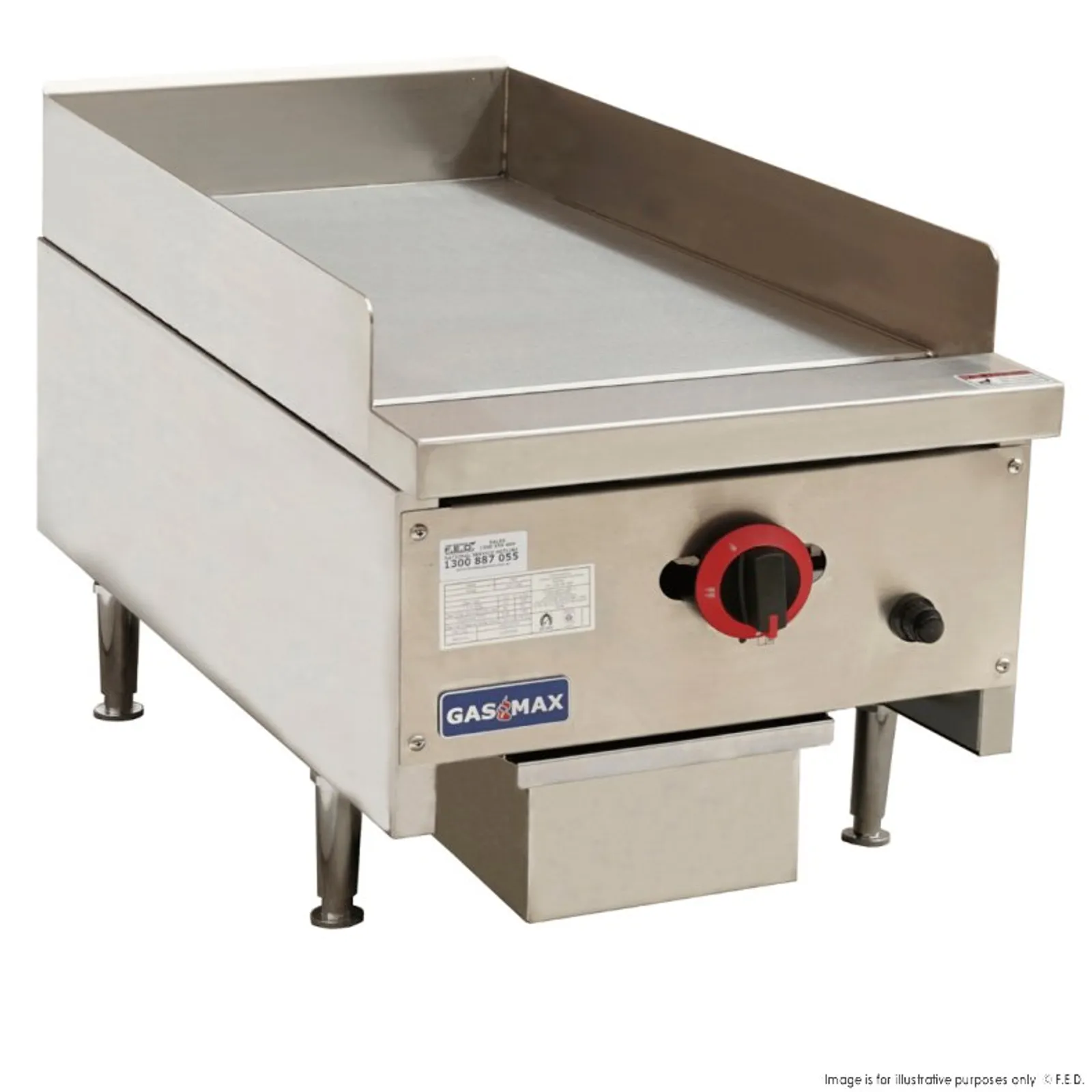 Gasmax RGT-16E - Single Burner Griddle Top