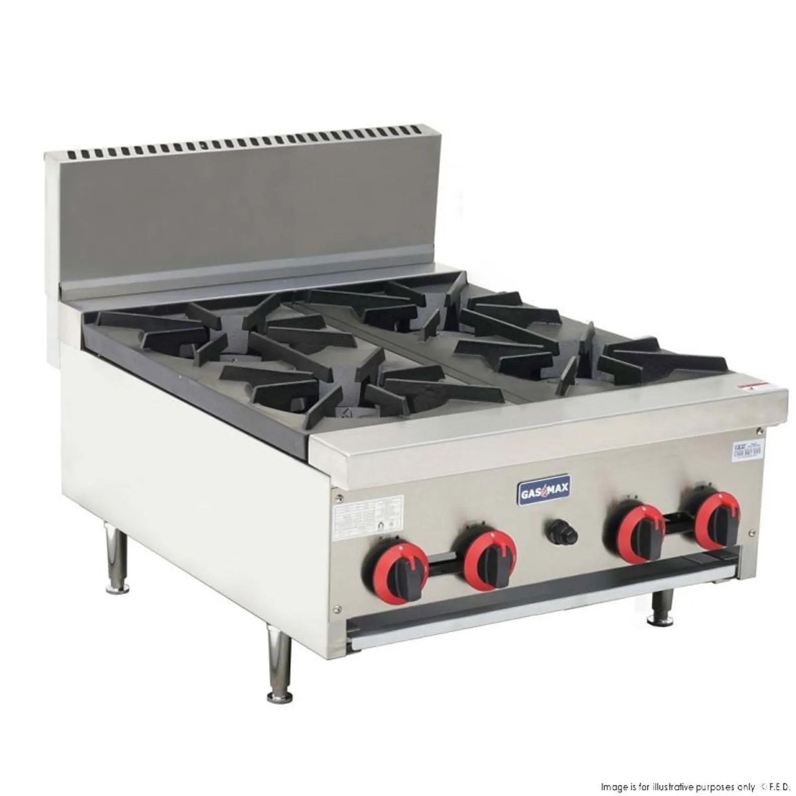Gasmax RB-4ELPG - Gas Cook top 4 burner