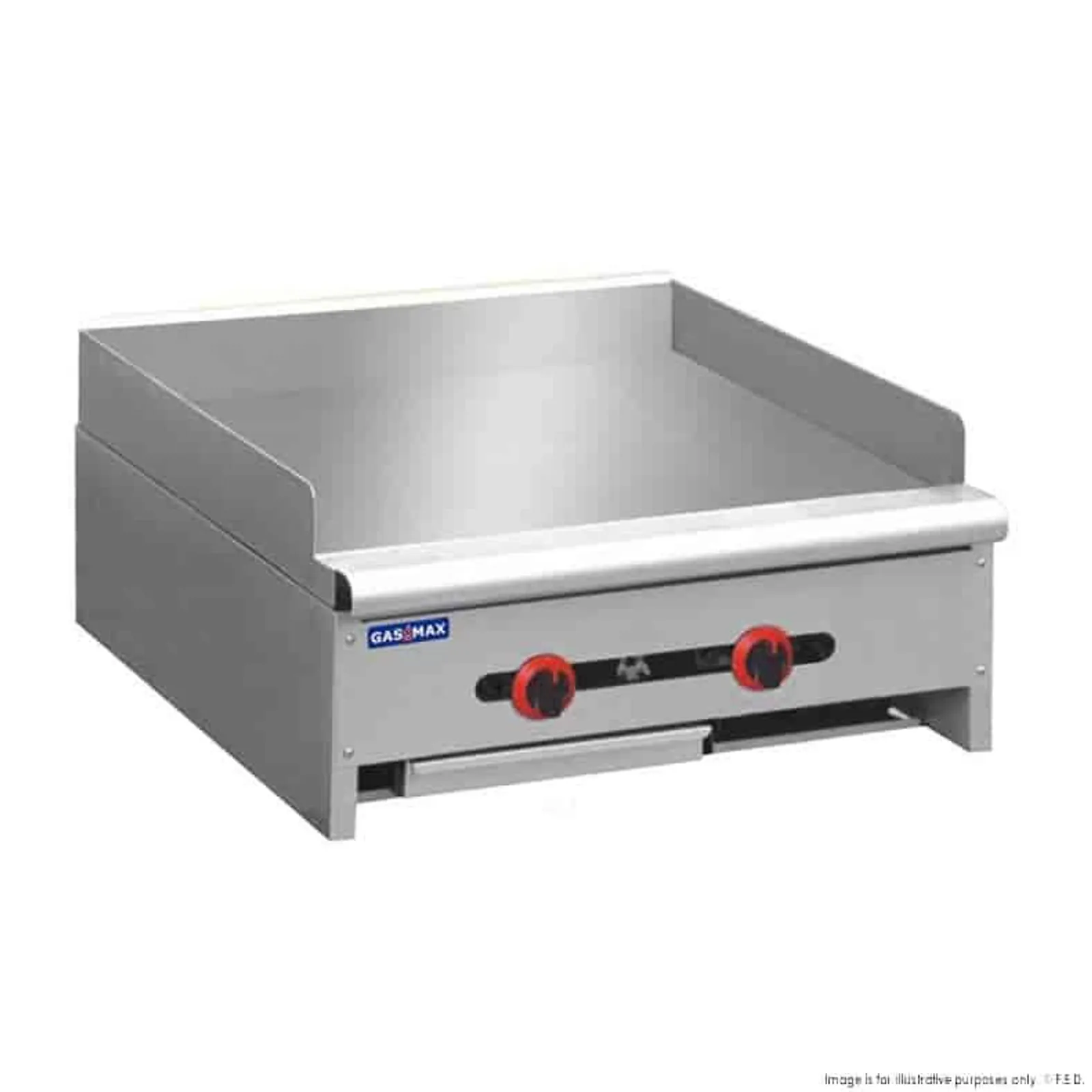 Gasmax RGT-24ELPG - Two Burner Griddle LPG