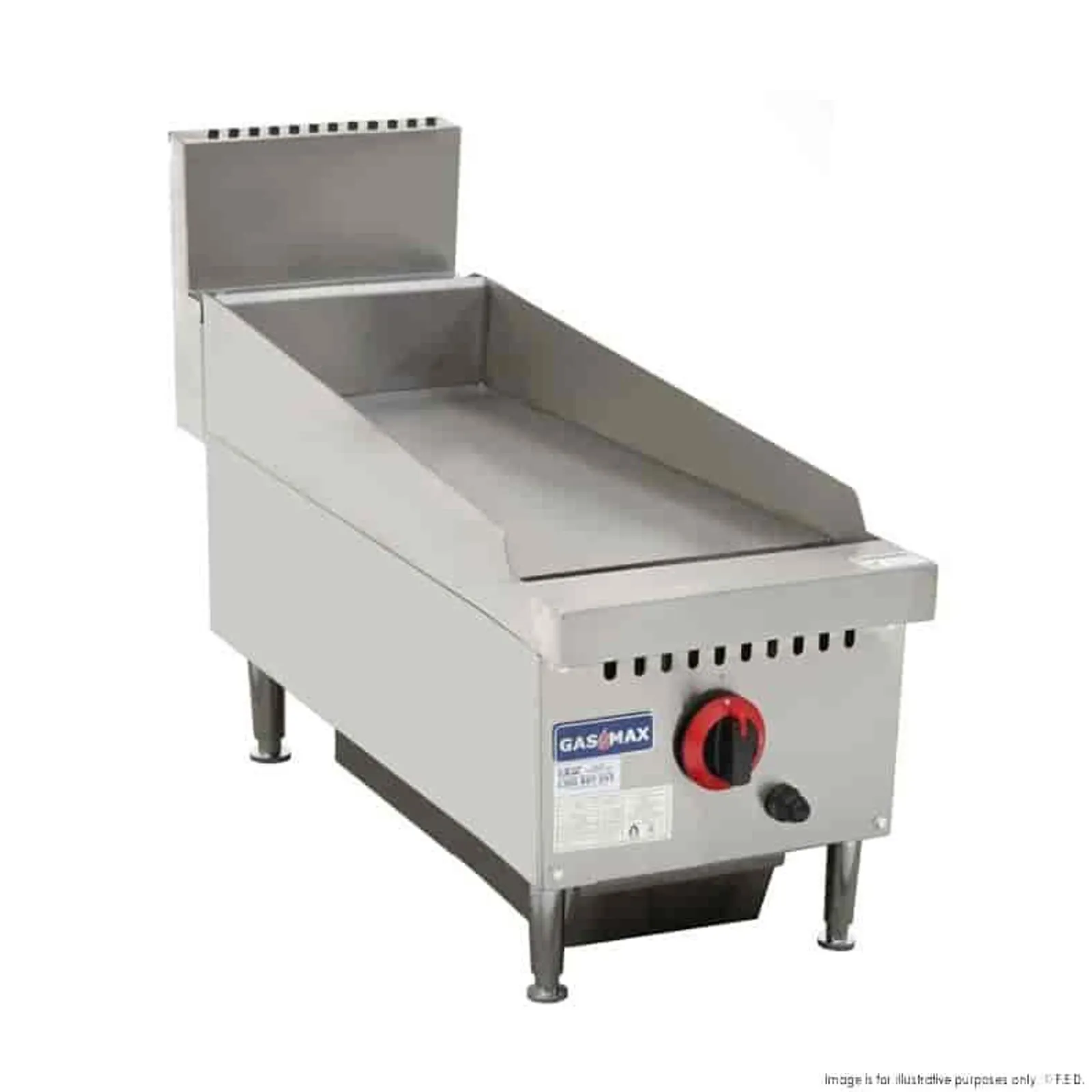 Gasmax GG-12 - One Burner NG Griddle Top
