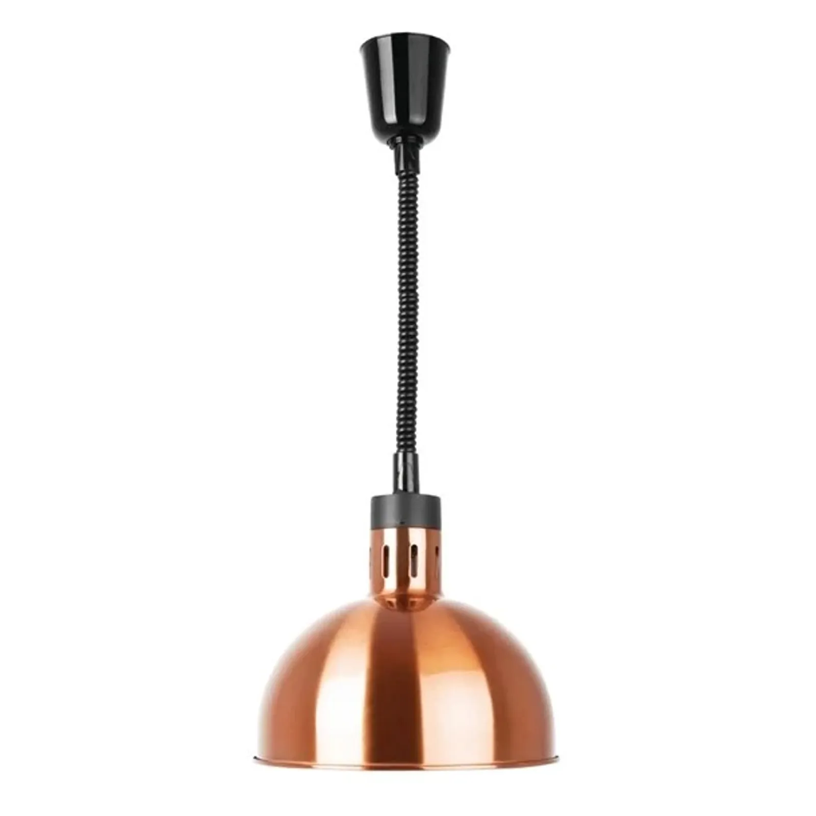 Apuro DY460-A - Retractable Dome Heat Lamp Shade Copper Finish