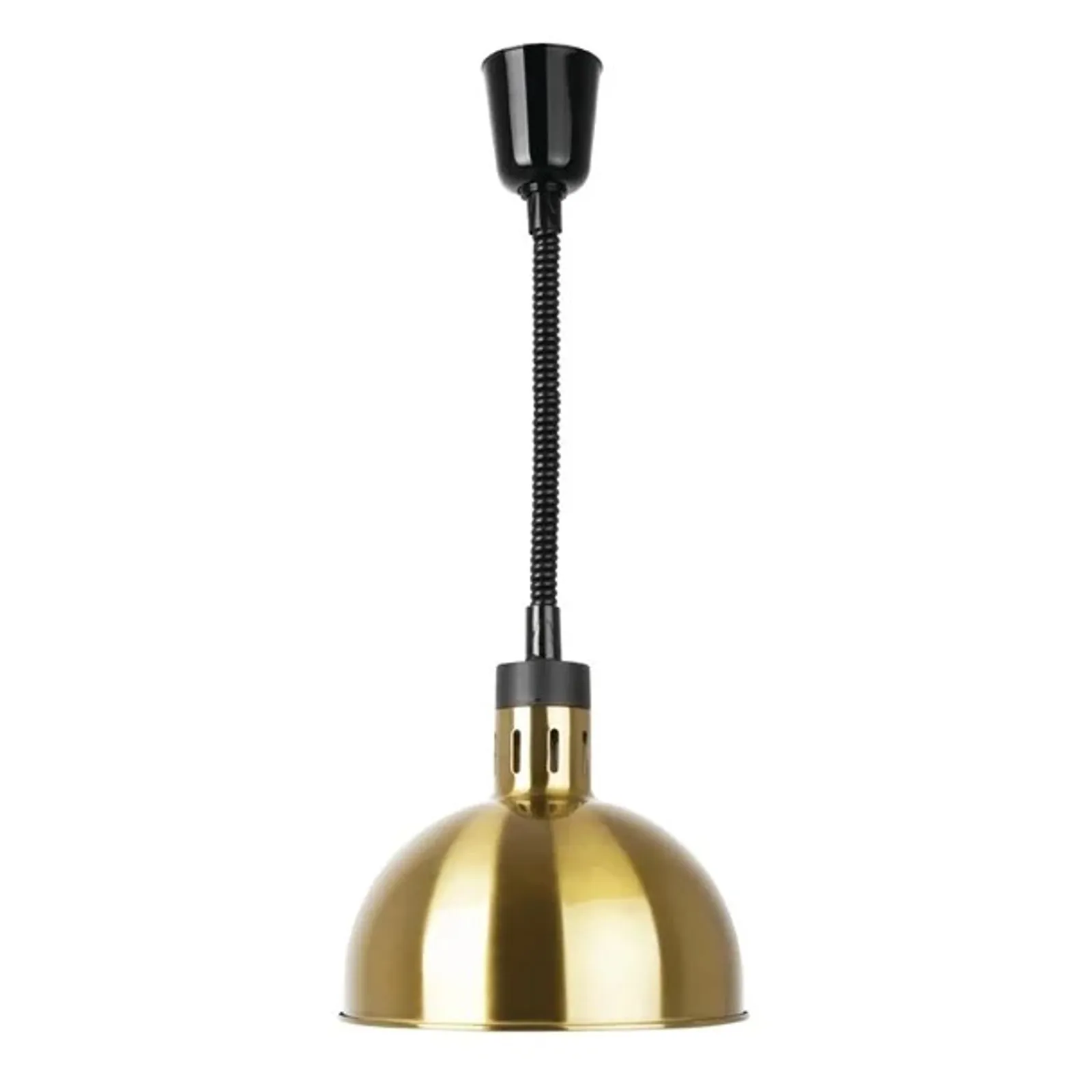 Apuro DY462-A - Retractable Dome Heat Lamp Shade Pale Gold Finish