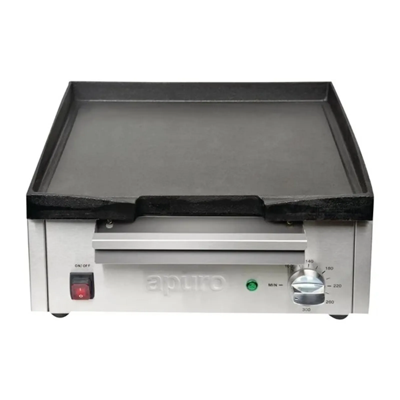 Apuro DC901-A - Large Countertop Cast Iron Griddle