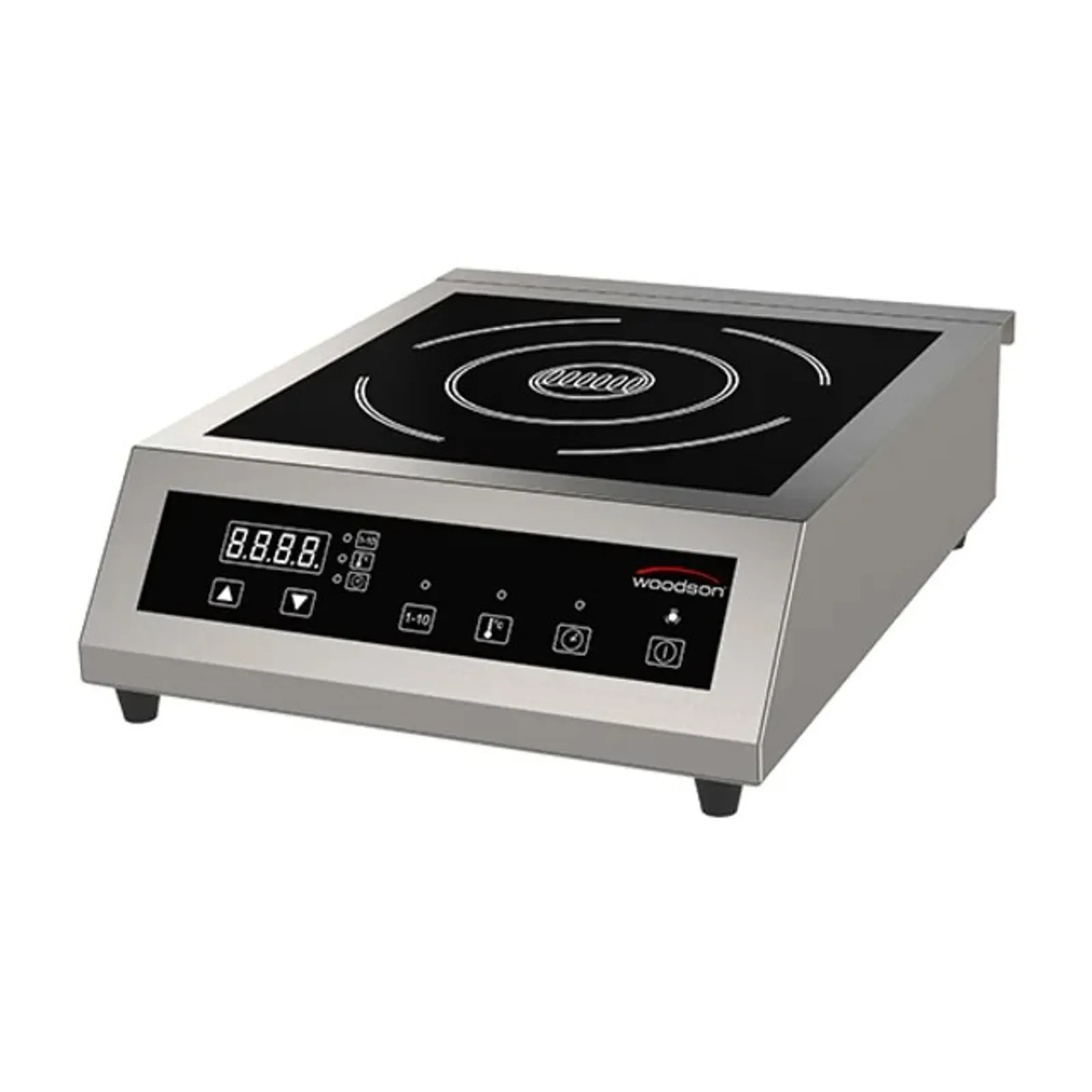Woodson WI.HBCT.1L.3500 - 3500W Large Single Hob Induction Cooktop