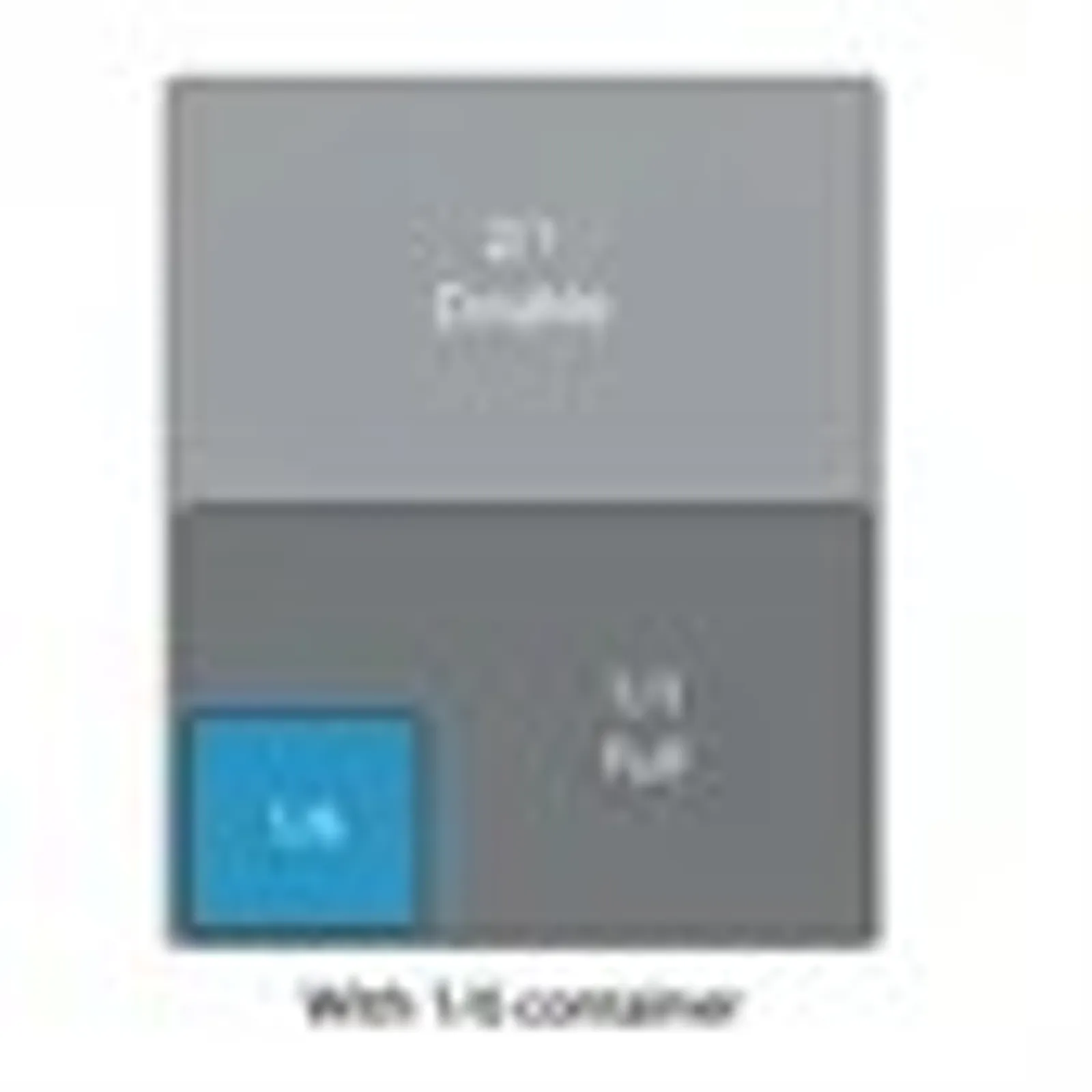 Vogue U469 - Black Polycarbonate 1/6 Gastronorm Tray 65mm