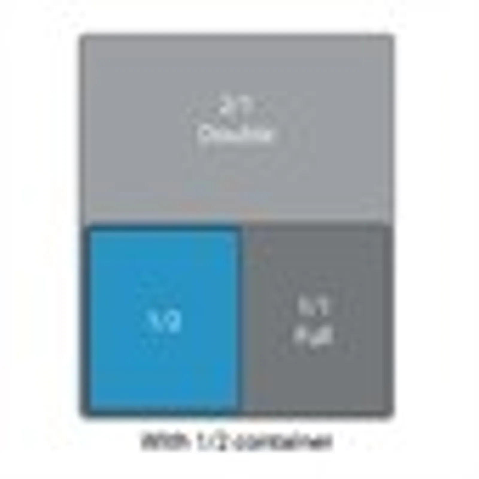 Vogue U460 - Black Polycarbonate 1/2 Gastronorm Tray 150mm