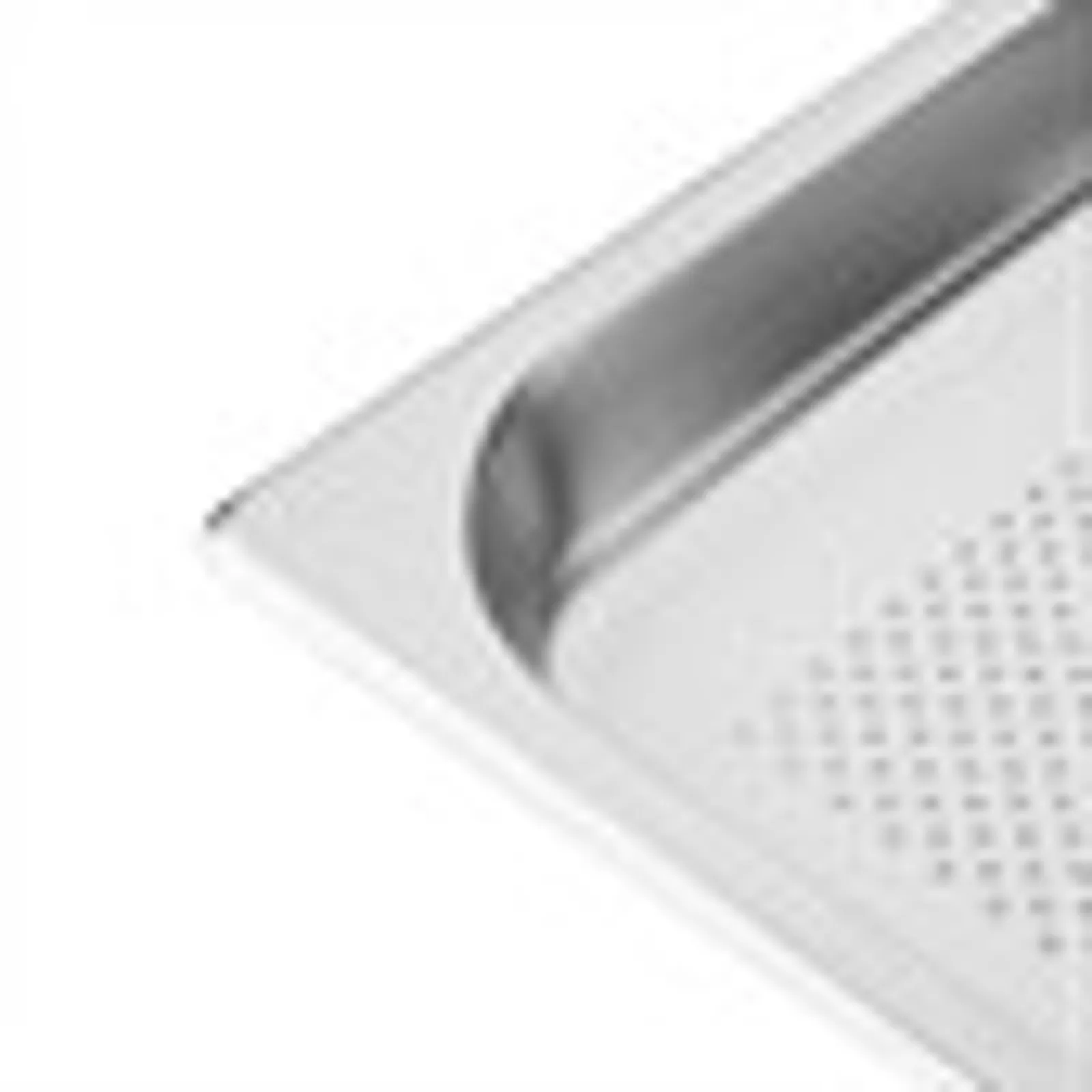 Vogue K839-A - Stainless Steel Perforated 1/1 Gastronorm Tray 40mm