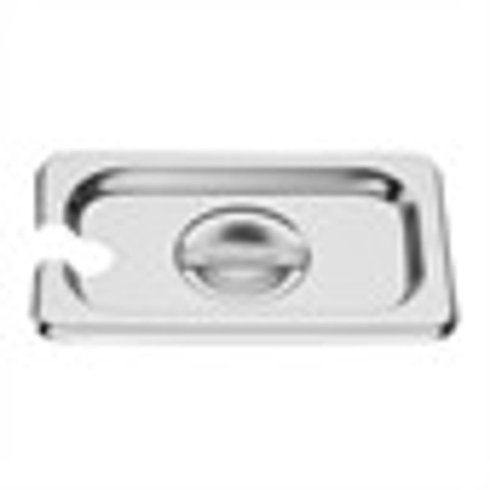 Vogue DP256 - Notched Lid St/St - GN 1/9