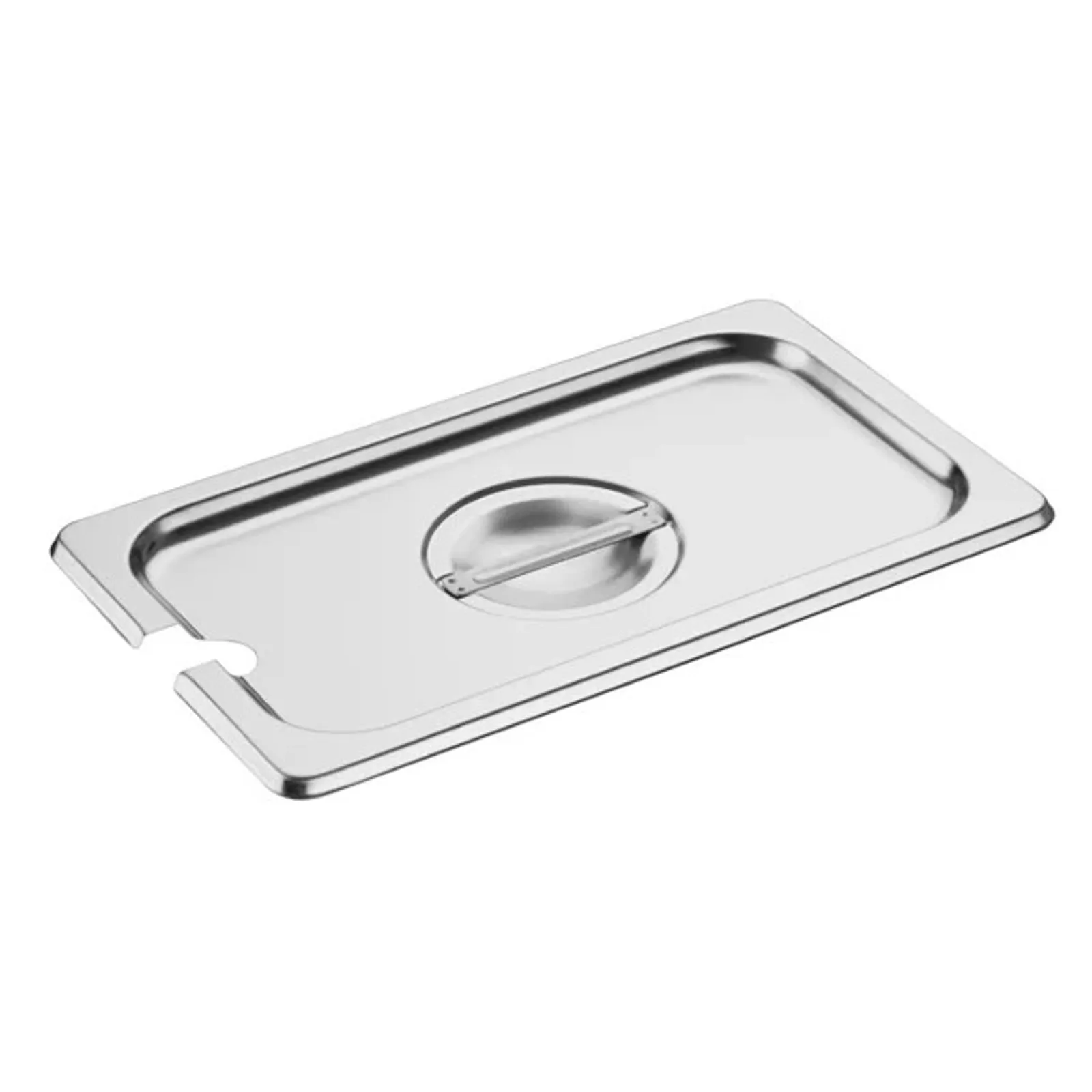 Vogue DP254 - St/St GN Notched Lid - 1/4