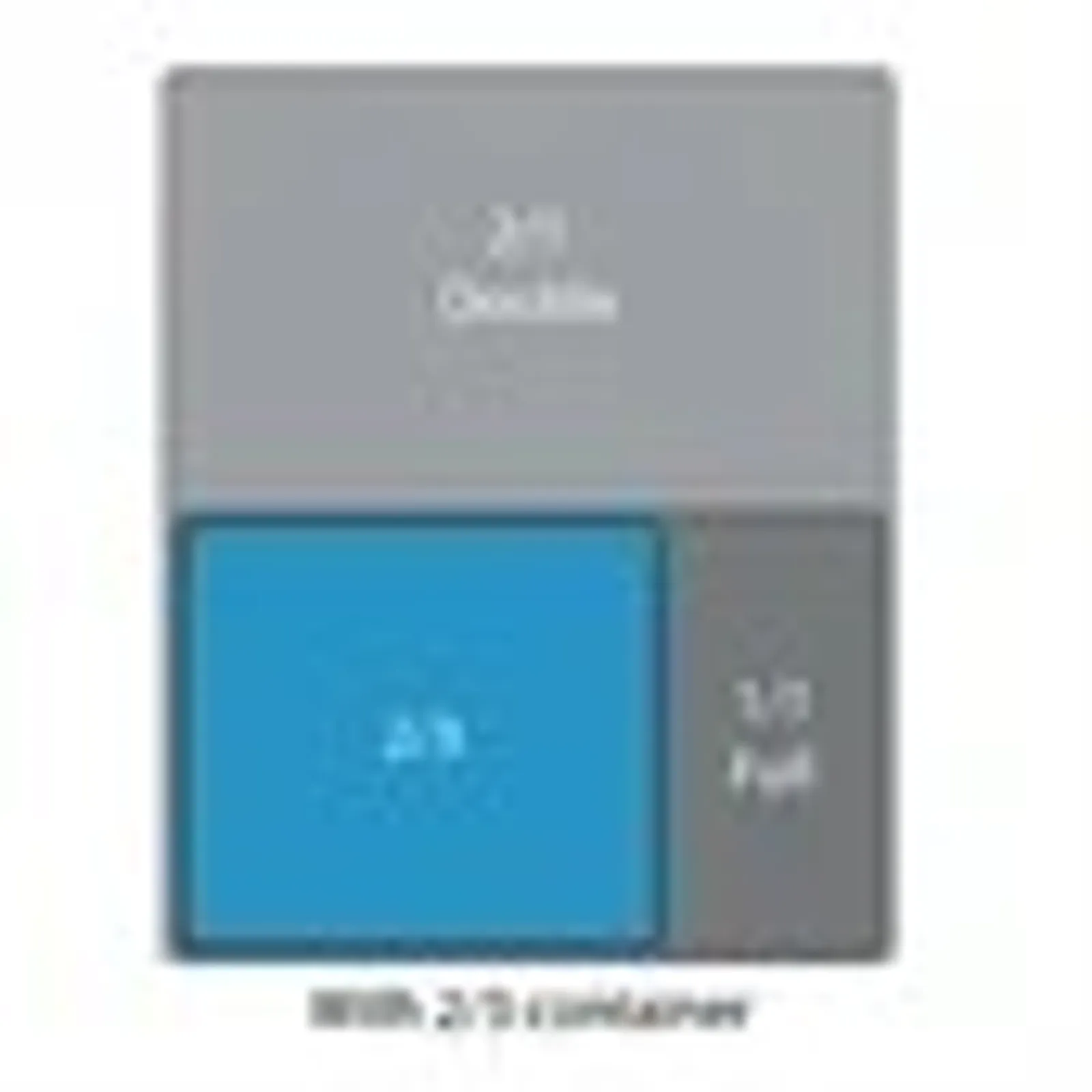 Vogue DN733 - Stainless Steel 2/3 Gastronorm Tray 40mm