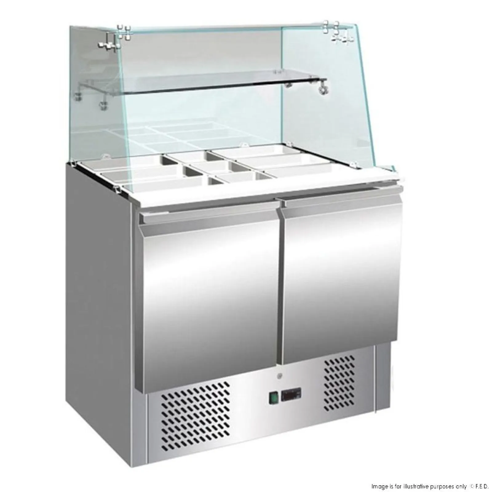 Thermaster S900GC - Compact Food Service Bar Two Door