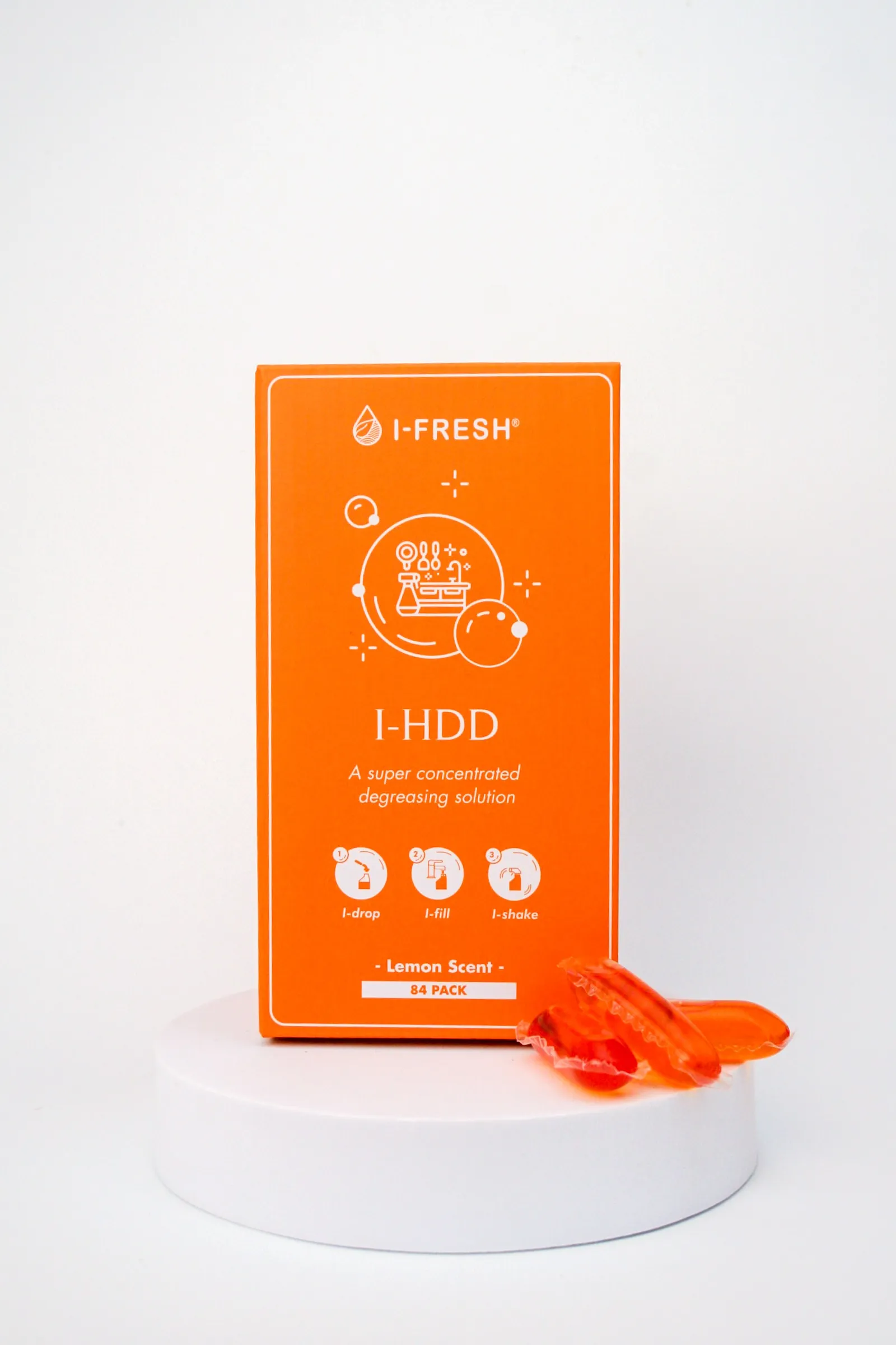 I-Fresh Podz I-HDD - Heavy Duty Degreaser (Pack of 84 Podz)