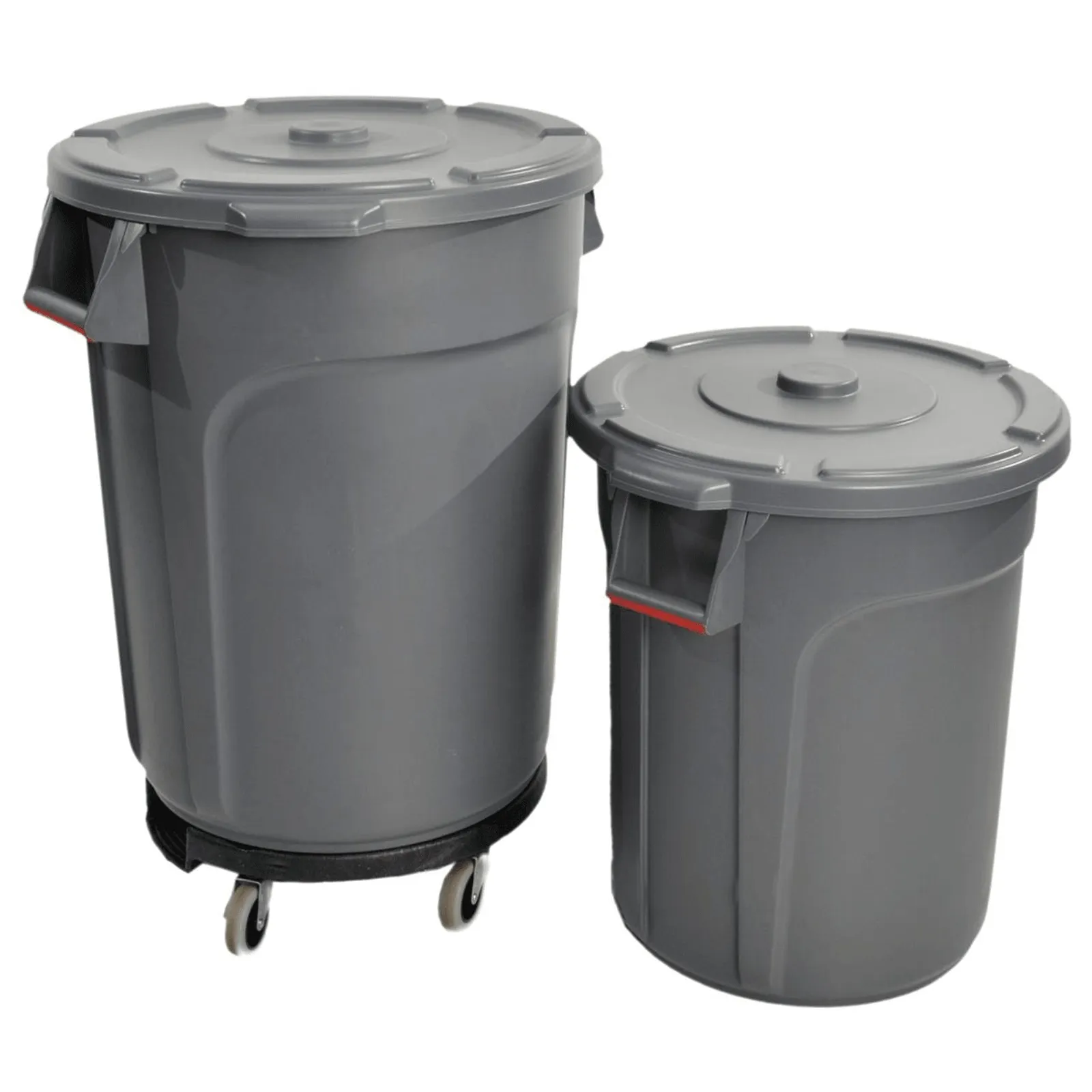 KH TRUST® Commercial 17813 - Thor Round Bin 75lt Grey (1012GY) Food Grade
