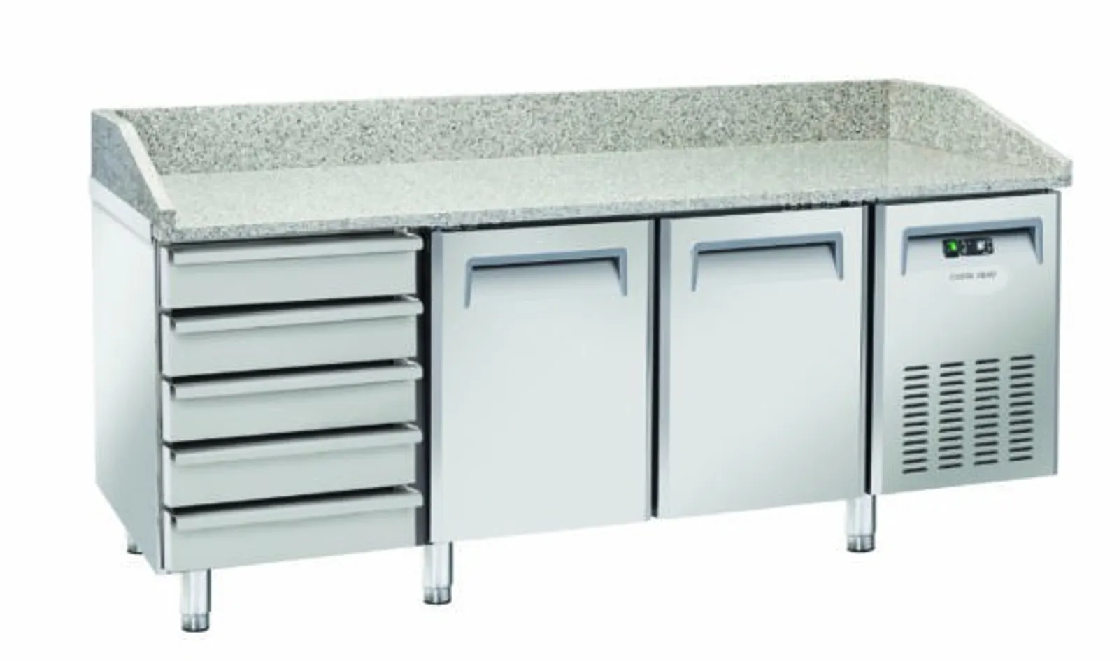 Saltas MPB0026 - Marble Top Pizza Fridge