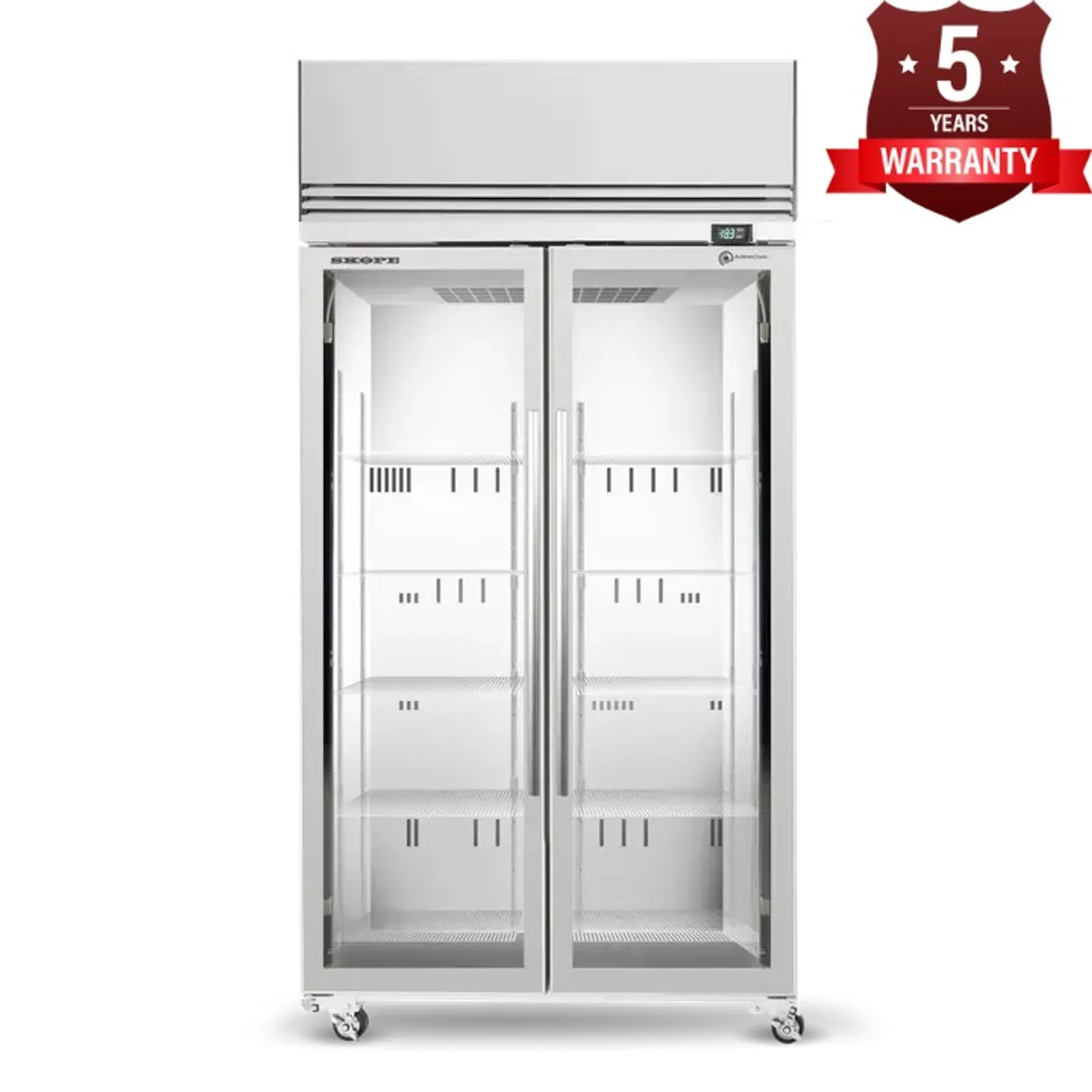 SKOPE ActiveCore TMF1000N-A 2 Glass Door Display Freezer