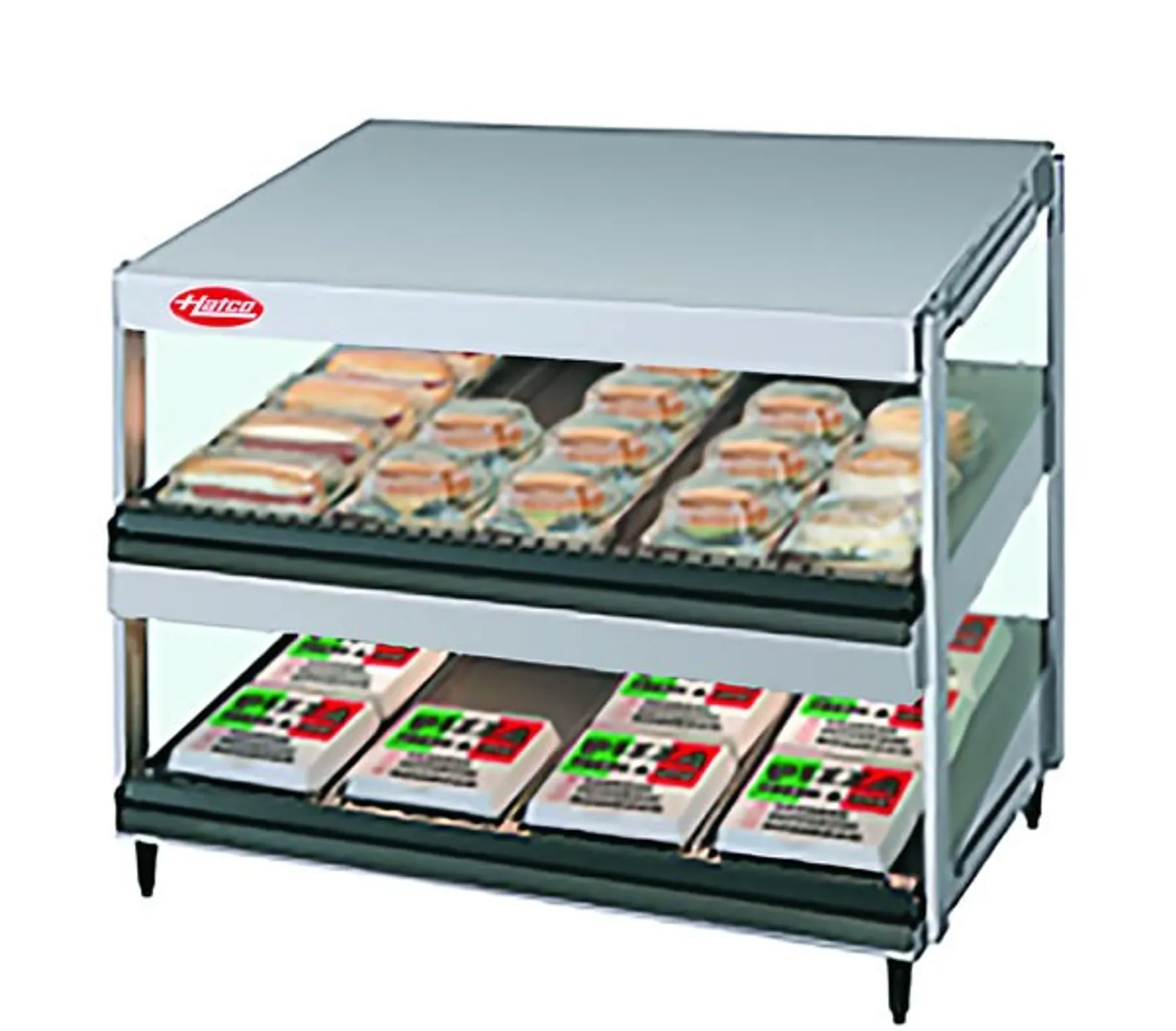 Hatco GRSDS Heated Display Warmer - Dual Shelf
