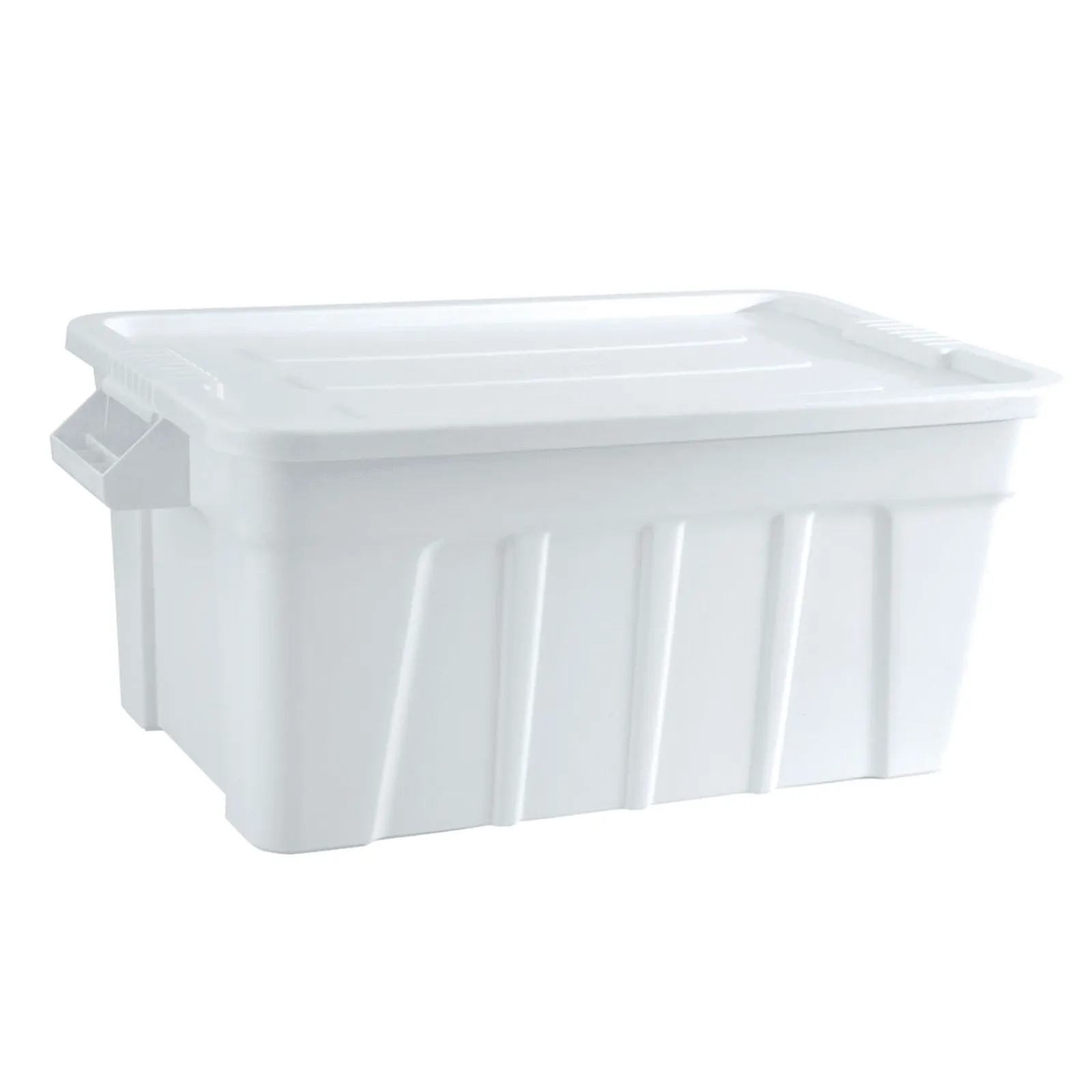 KH TRUST® Commercial 18160 - Tote Box Food Grade & Lid White 708x434x272 53lt (3011)