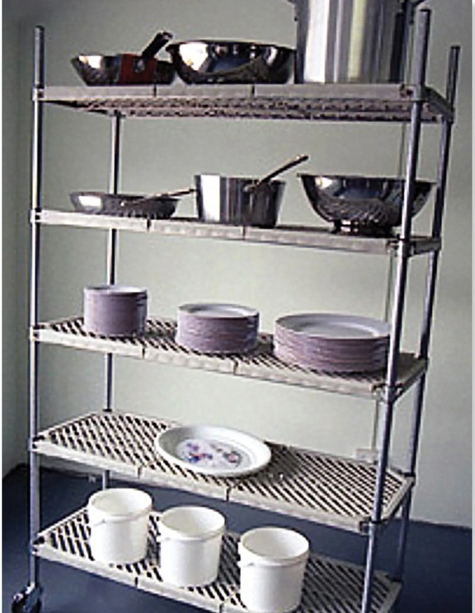 Atlas 5 Shelf Plastic Mat Add-On Shelving Kits