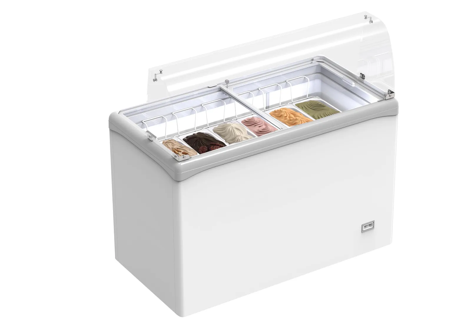 IARP VIC Creamy 330 - 6 Tub Ice Cream & Gelato Freezer