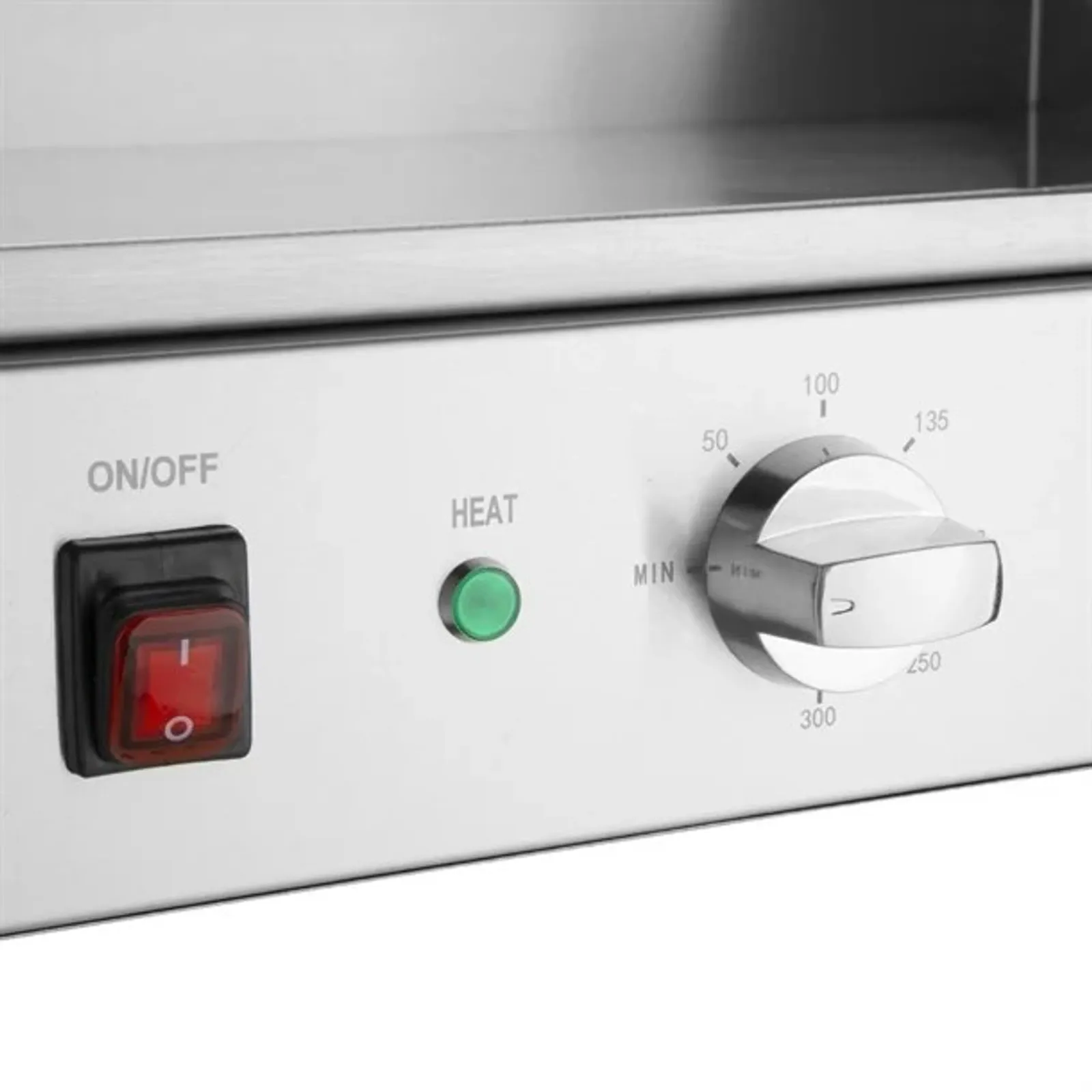 Apuro CU627-A - Extra Wide Griddle Steel Plate