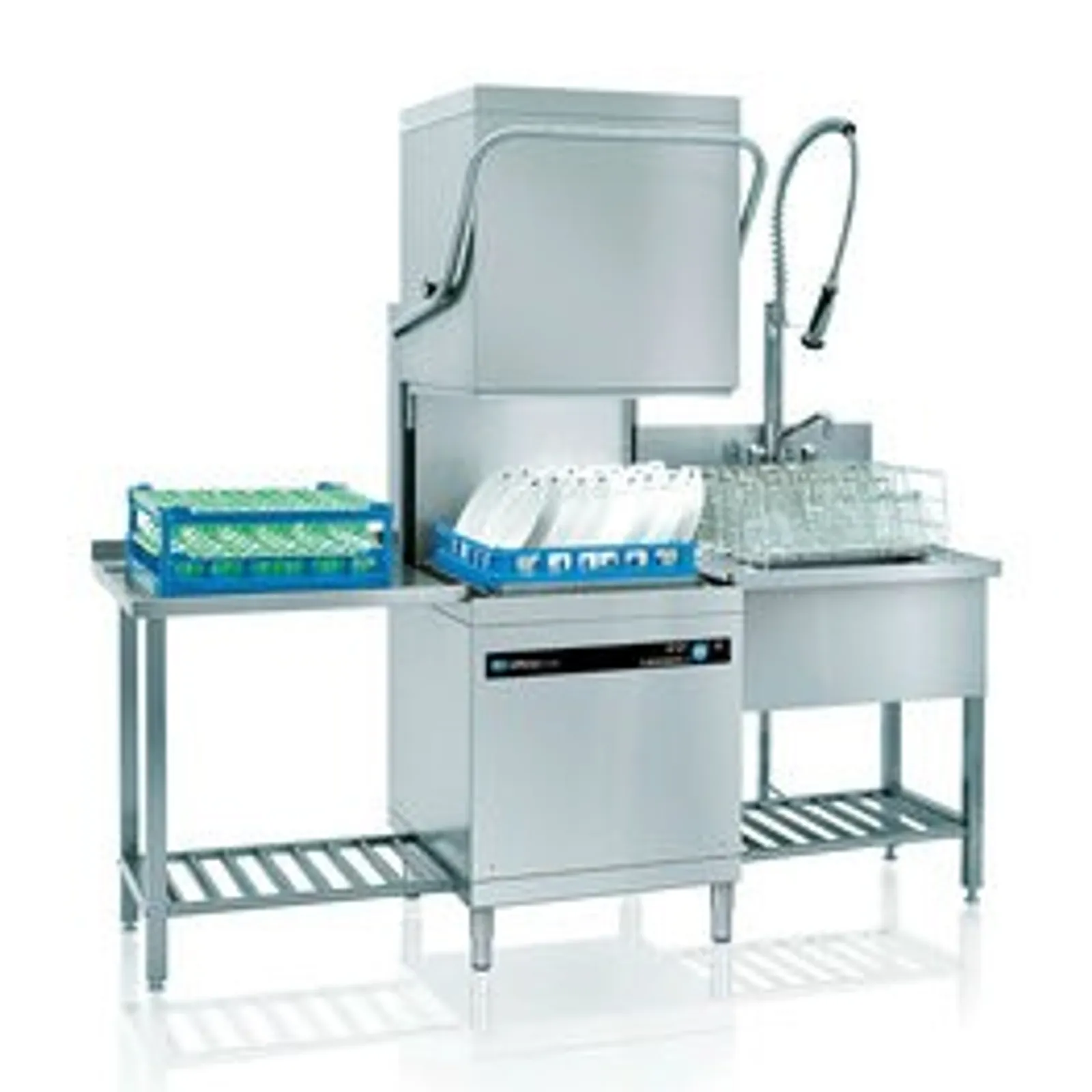Meiko Upster H 500 M2 GiO AirConcept - Passthrough Dishwasher with GiO Reverse Osmosis & AirConcept Heat Recovery