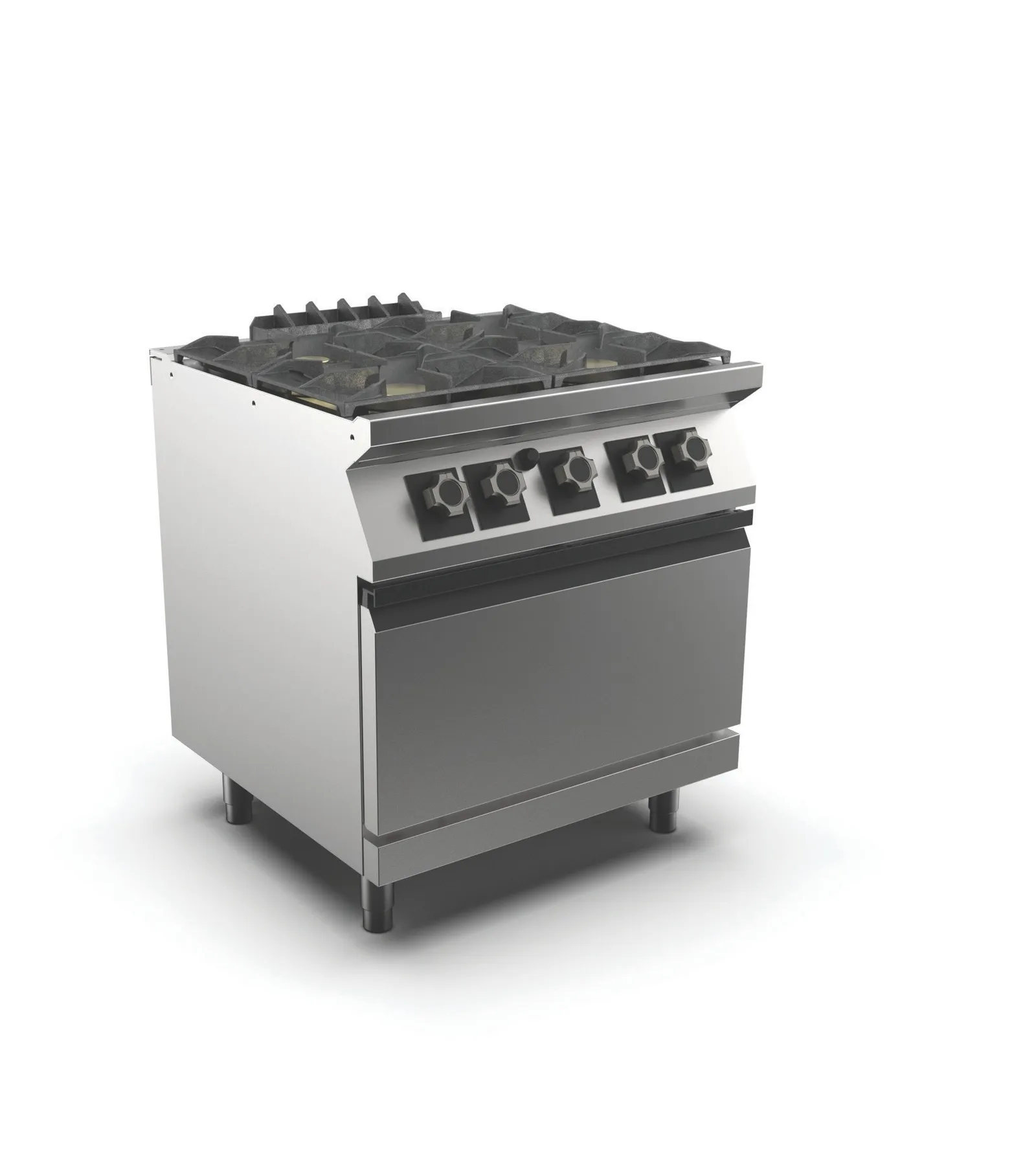 Mareno PC98GFG-M1 90 Series 800mm Wide Gas 4 Burner Oven Range