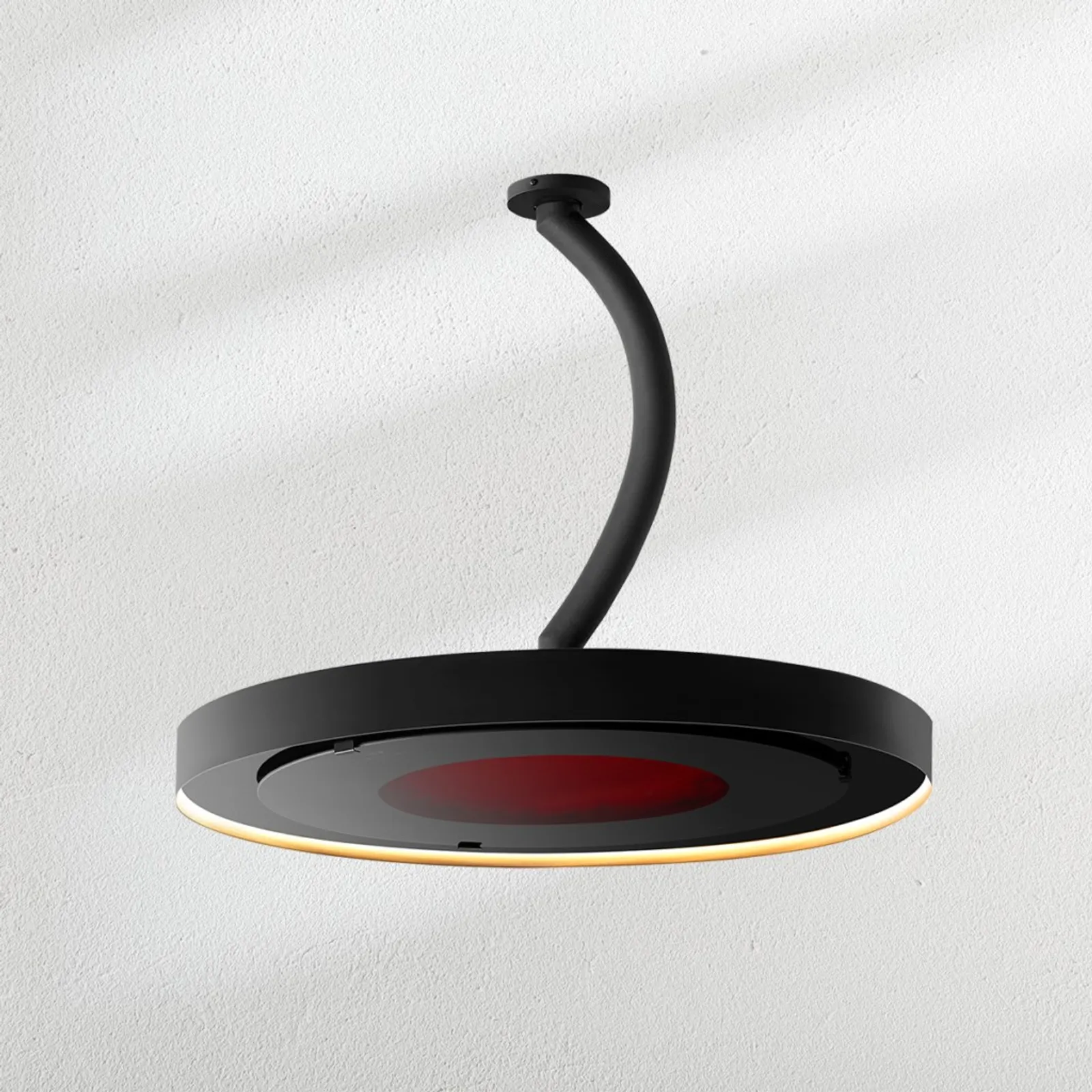 Bromic Heating Eclipse Electric 600mm (24") Curved Ceiling Pole