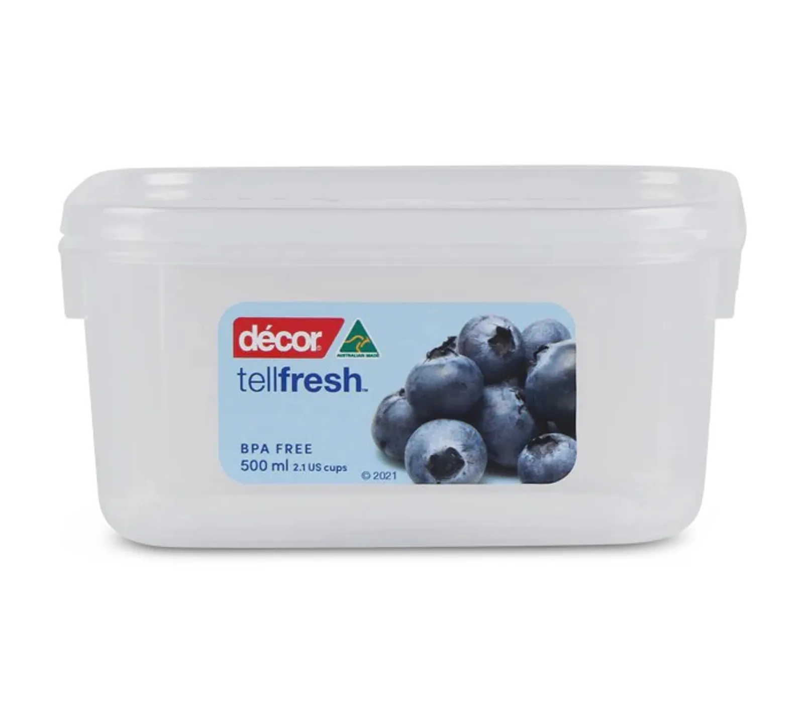 Decor Tellfresh 002760 - Food Container, Oblong, 500ml