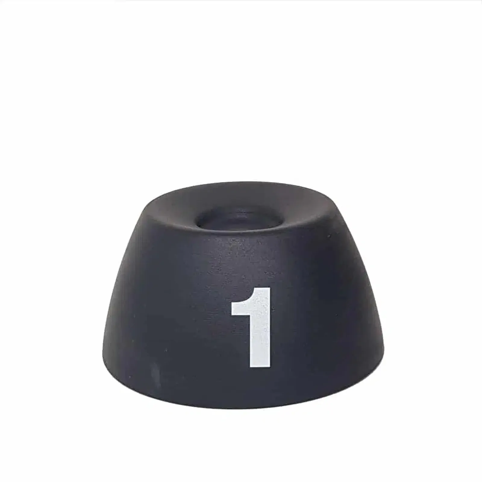 KH Classik Chef 32006 - #6 Table Number White On Black Round