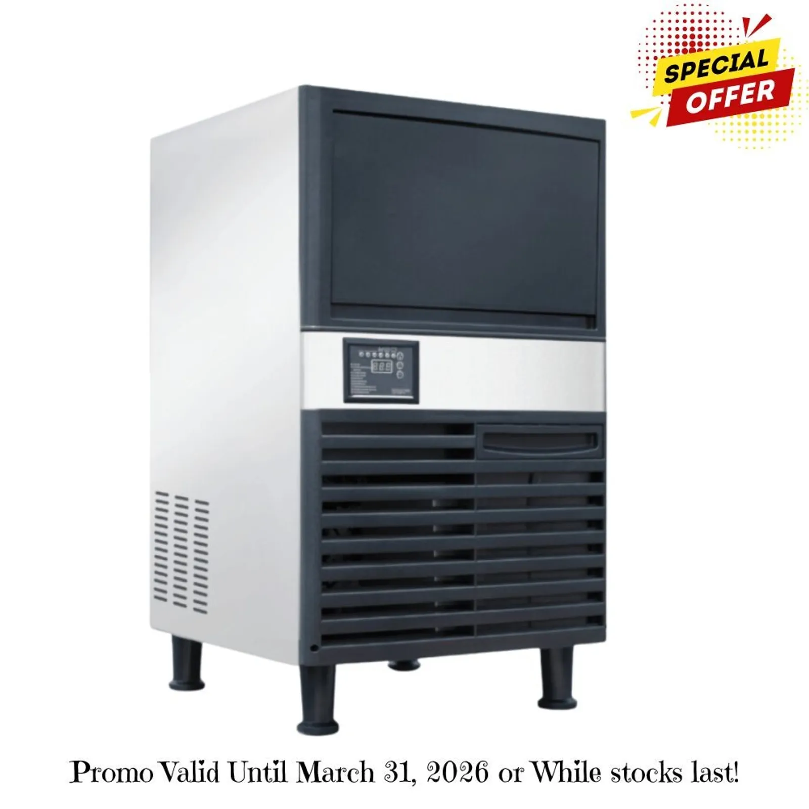 Blizzard SN-80P Under Bench Ice Maker Air Cooled 36kg/day