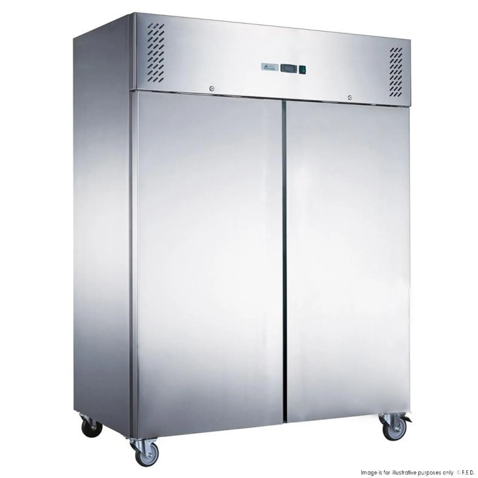 FED-X XURF1200SFV - Two Full Door Upright Freezer