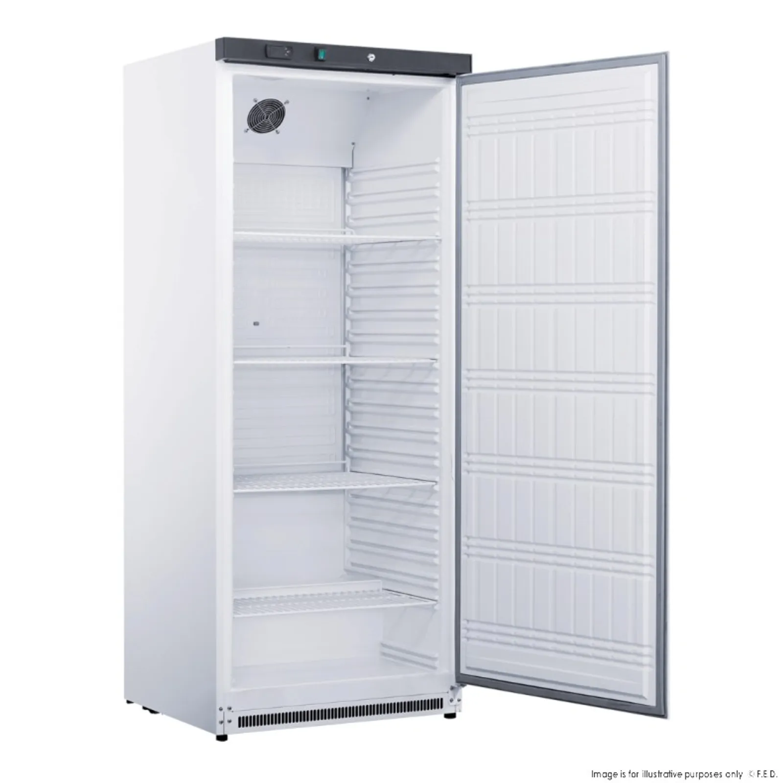 FED-X XR600SS - Stainless Steel Upright Static Fridge