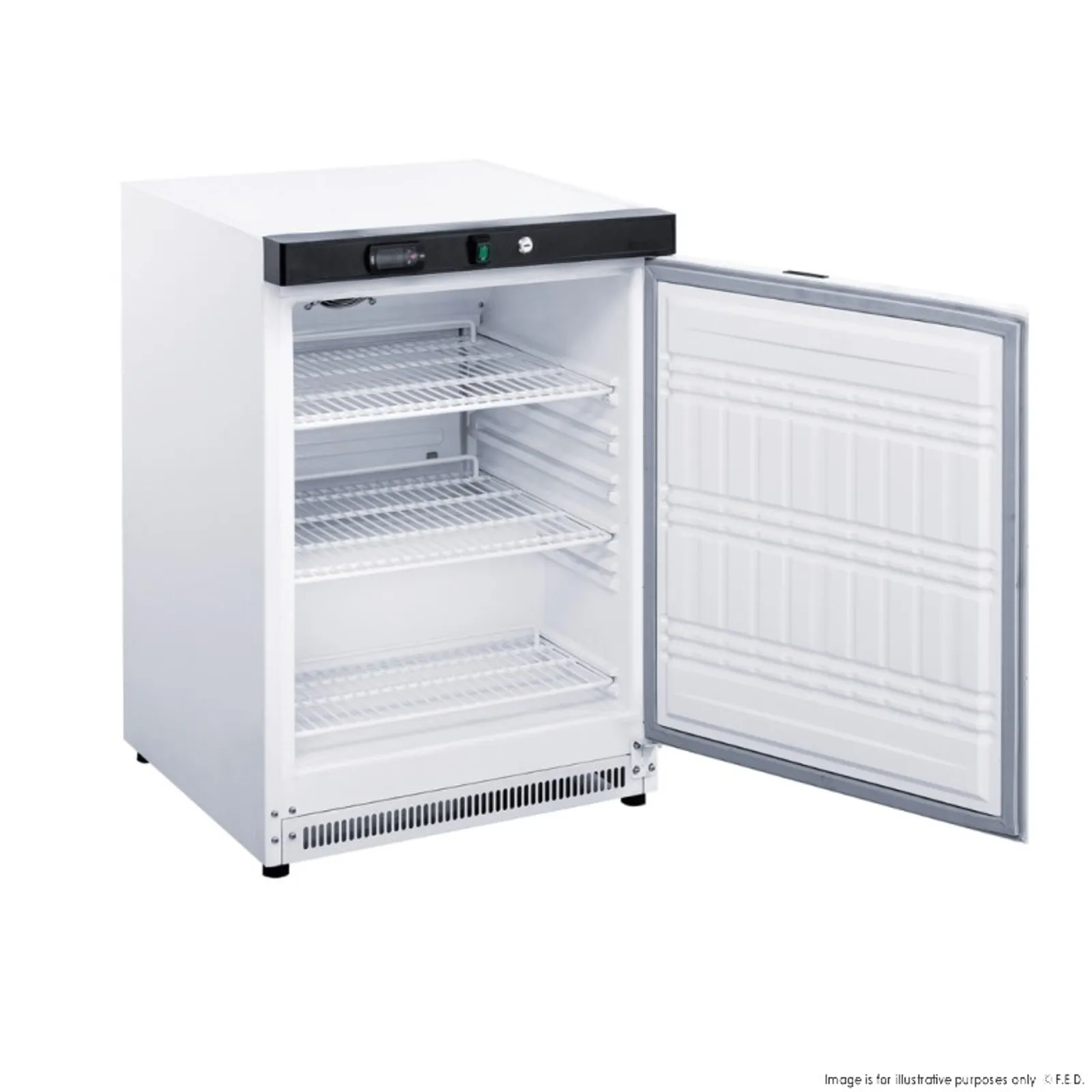 FED -X XR200SS - 130L S/S Bar Cooler Solid Door