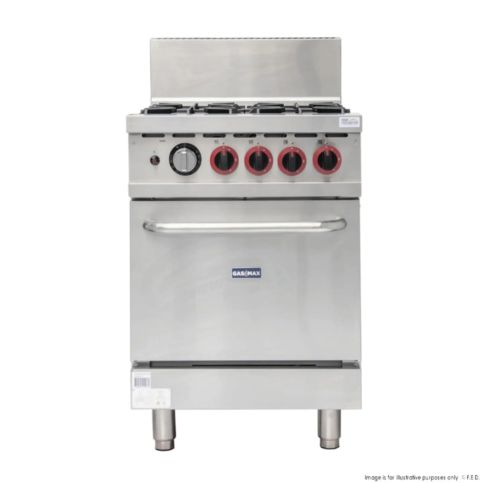 Gasmax GBS4TS - 4 Burner with Oven Flame Failure
