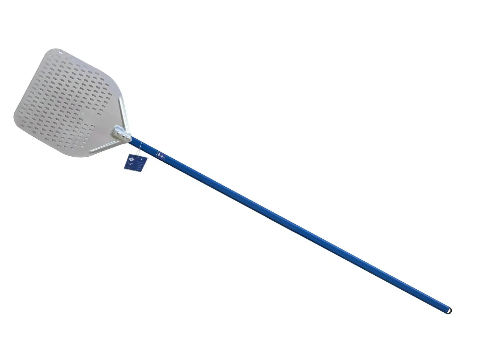 KH Amore 37360 - Pizza Paddle Square Perforated 33 X 33cm Head 150cm Handle