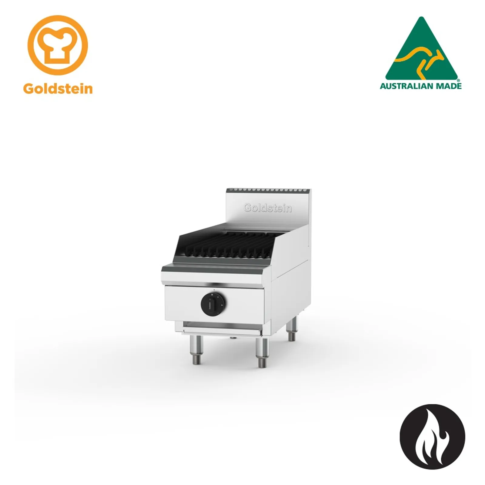 Goldstein BQG12-X - Radiant Gas 305mm Chargrill
