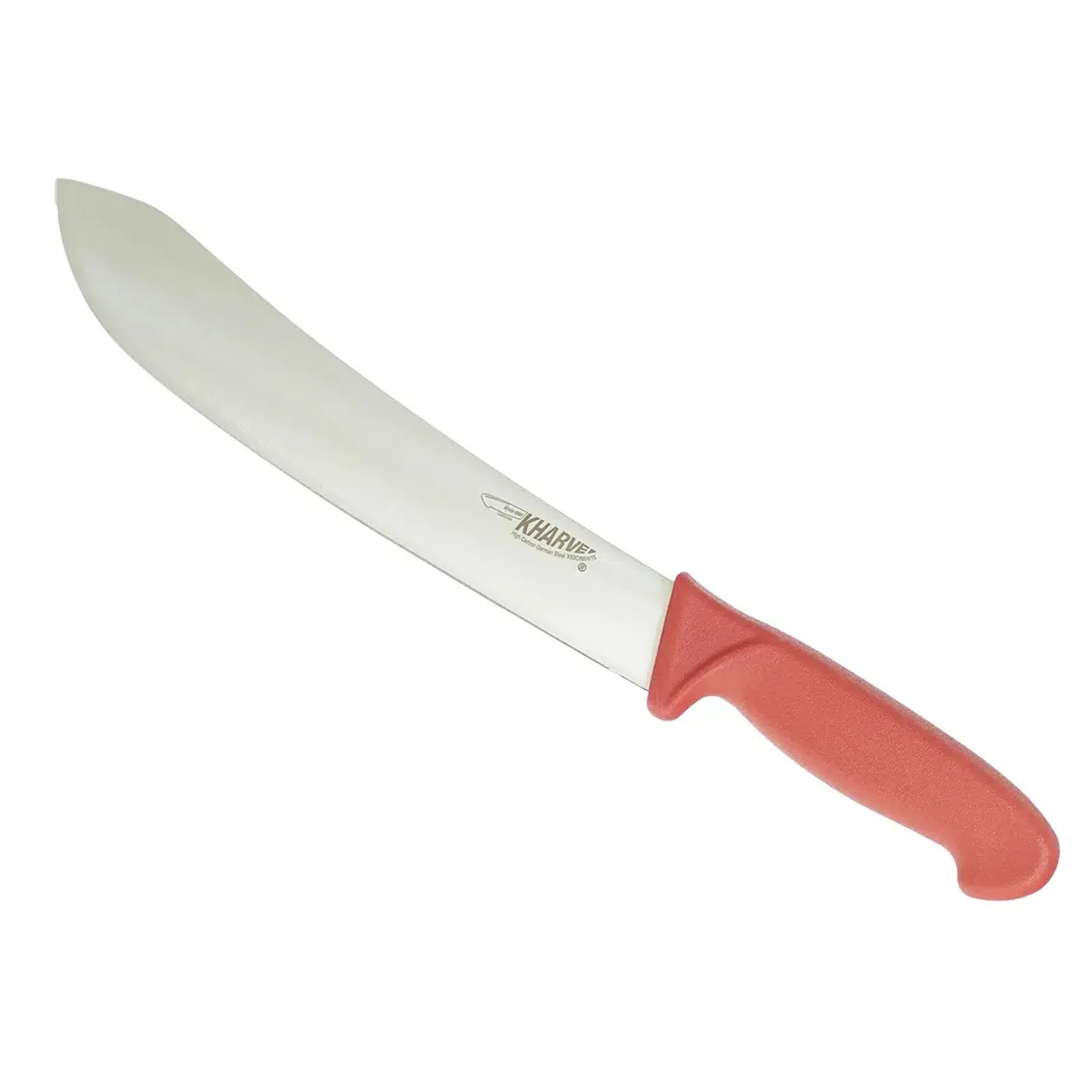 KH Kharve® 48304 - Straight Butcher Knife European 25cm Red