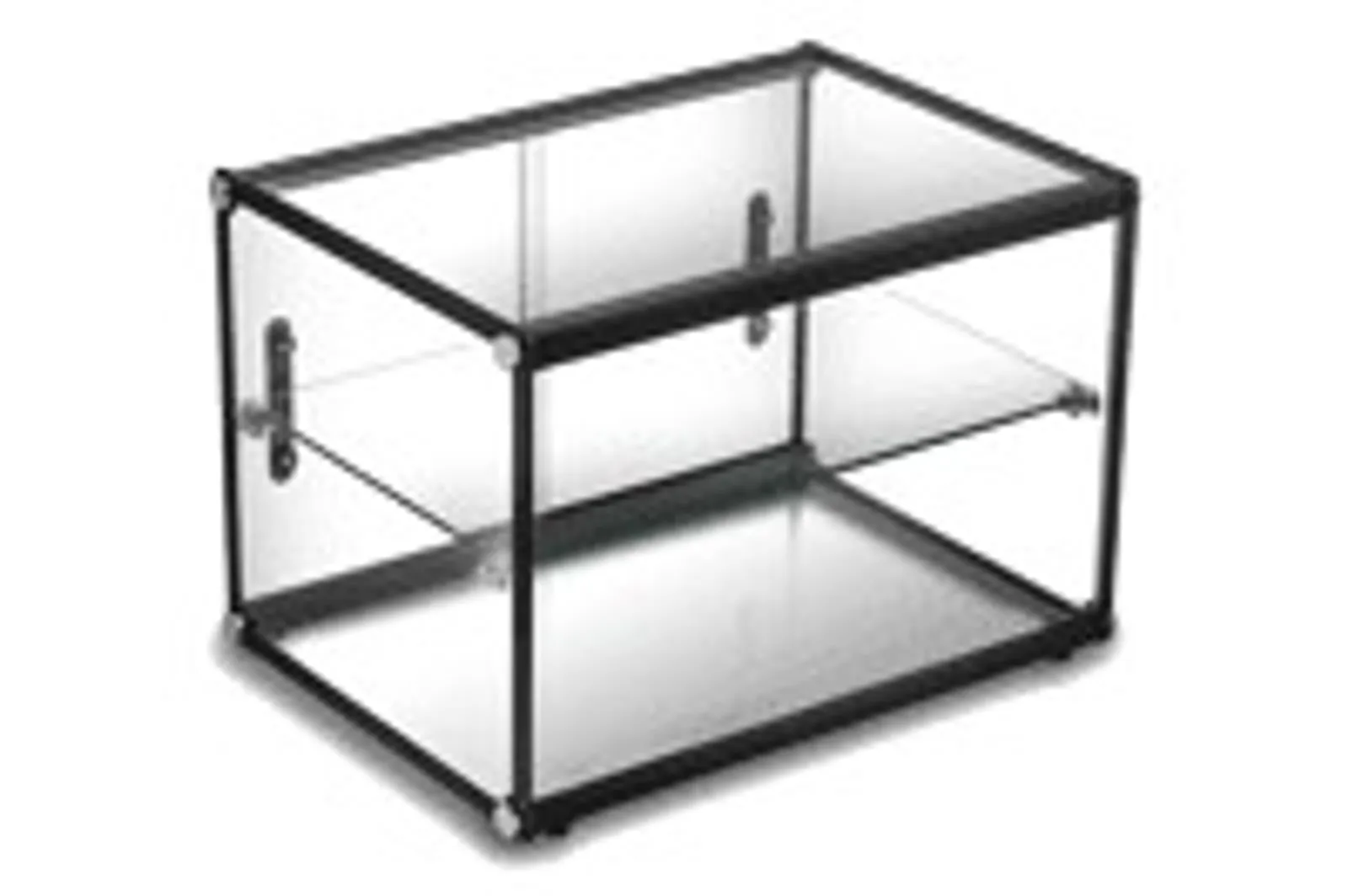 Exquisite CD65 - Two Tiers Flat Glass Ambient Cake Display