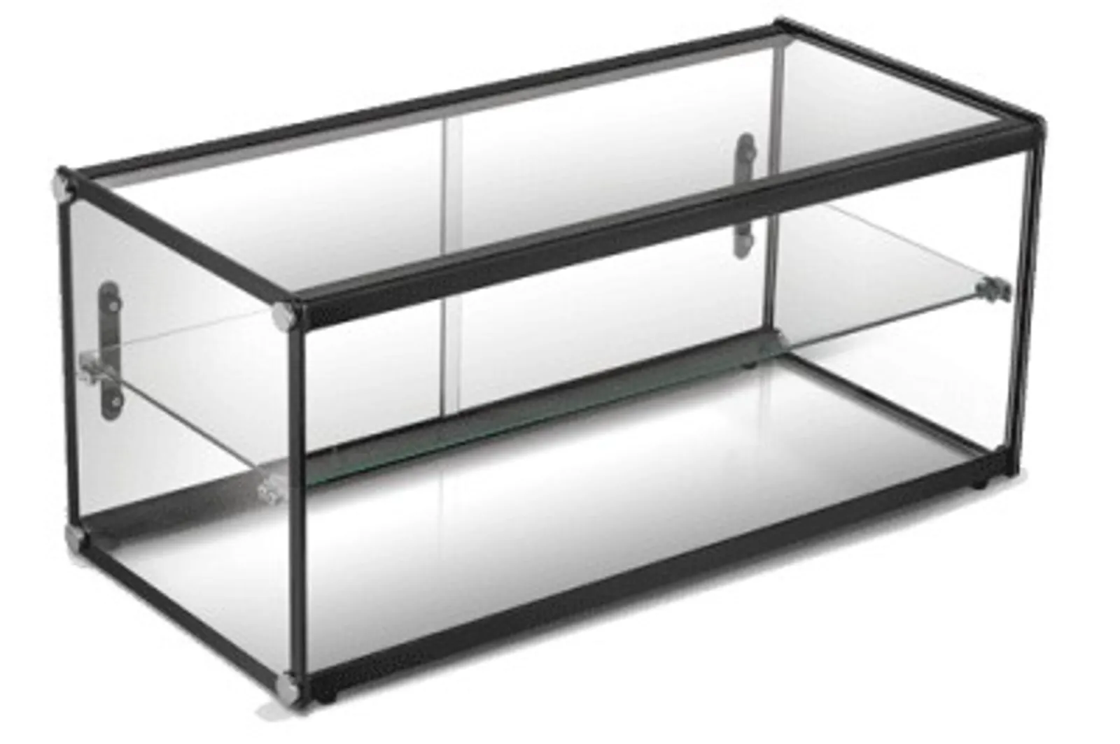 Exquisite CD90 - Two Tiers Flat Glass Ambient Cake Display