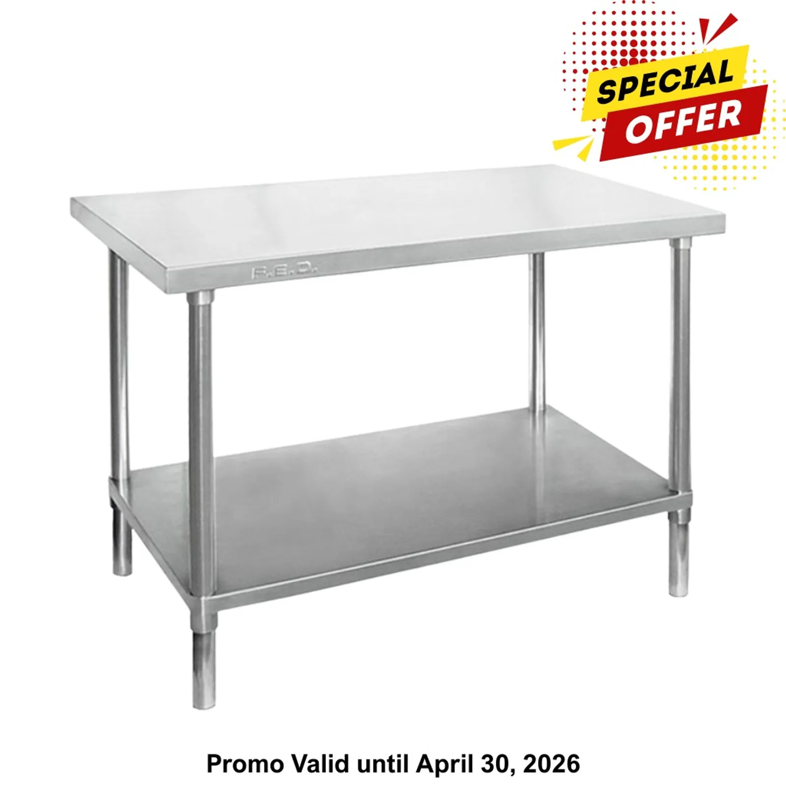 Modular Systems WB6-1200/A - Stainless Steel Workbench