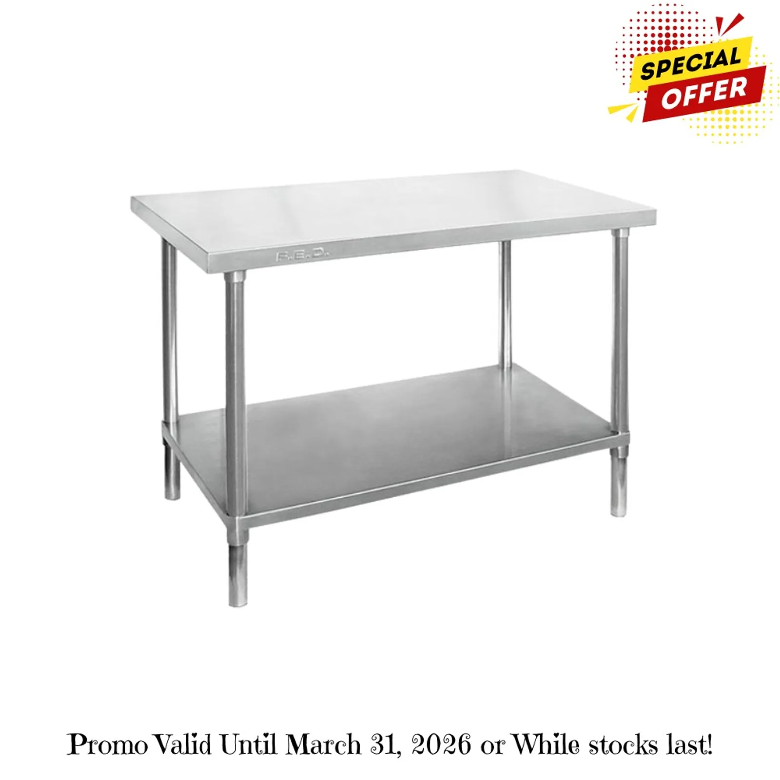 Modular Systems WB7-1800/A - Stainless Steel Workbench