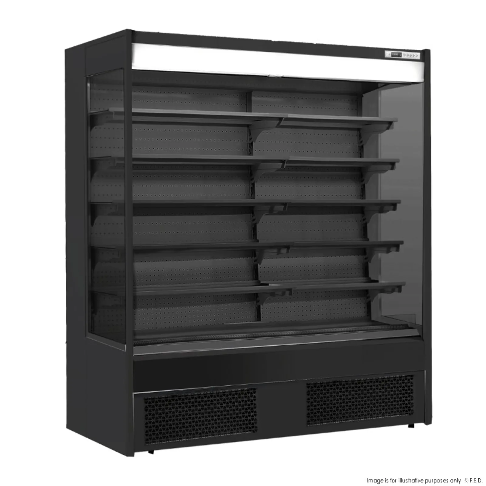 Thermaster OC-1830B - Supermarket Open Beverage Display