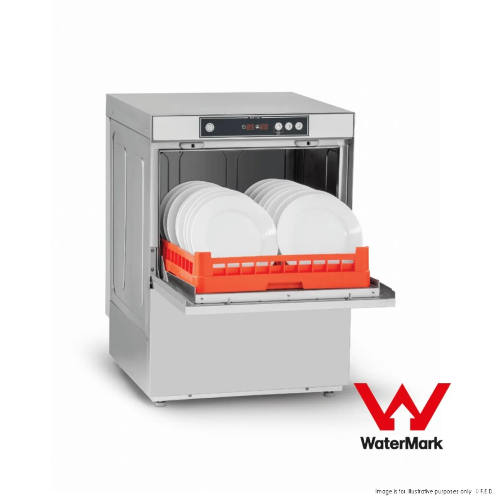 Asber GE-500BDD - Tech Line Underbench Dishwasher