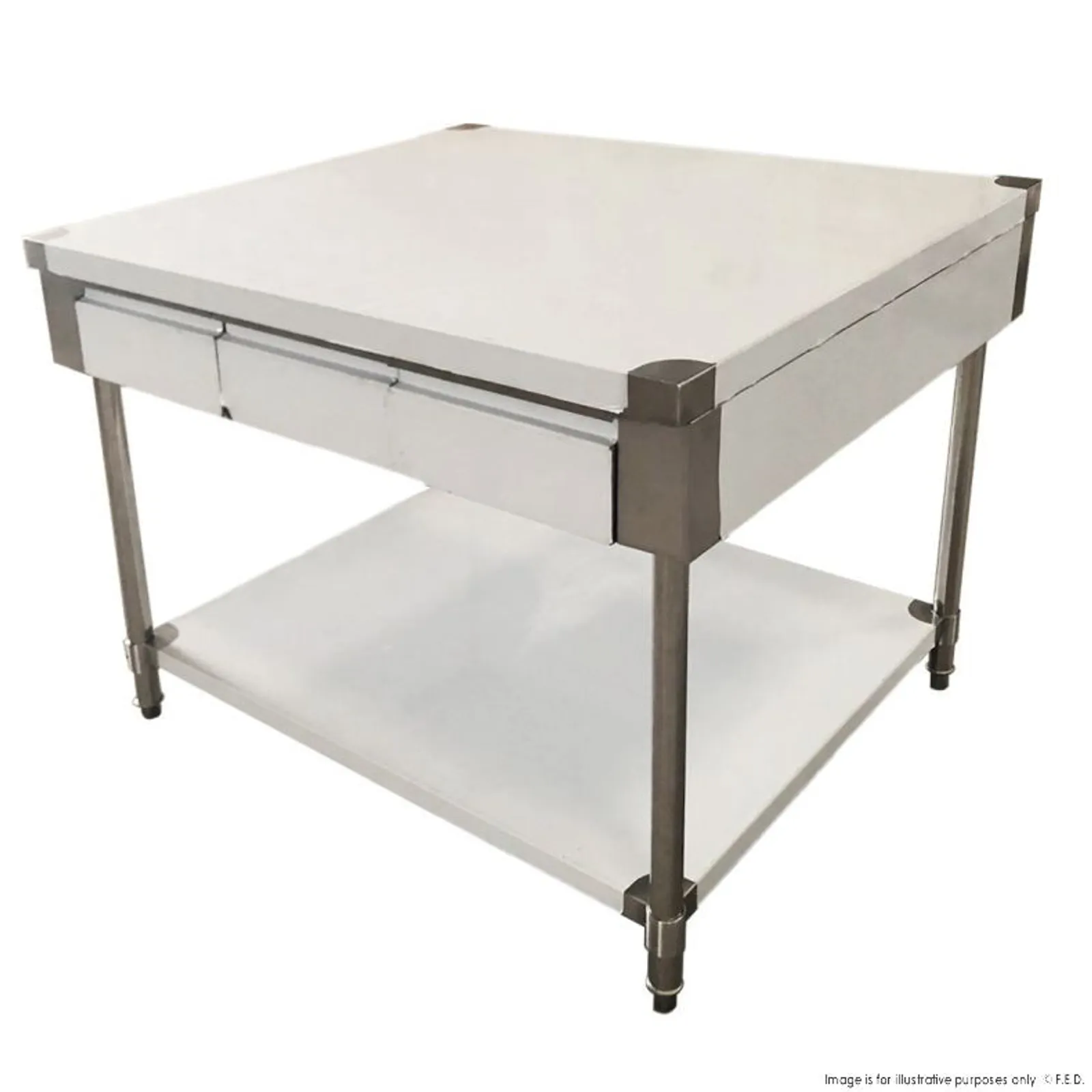 Modular System SWBD10-1500 - Workbench with 3 Drawer Each Side