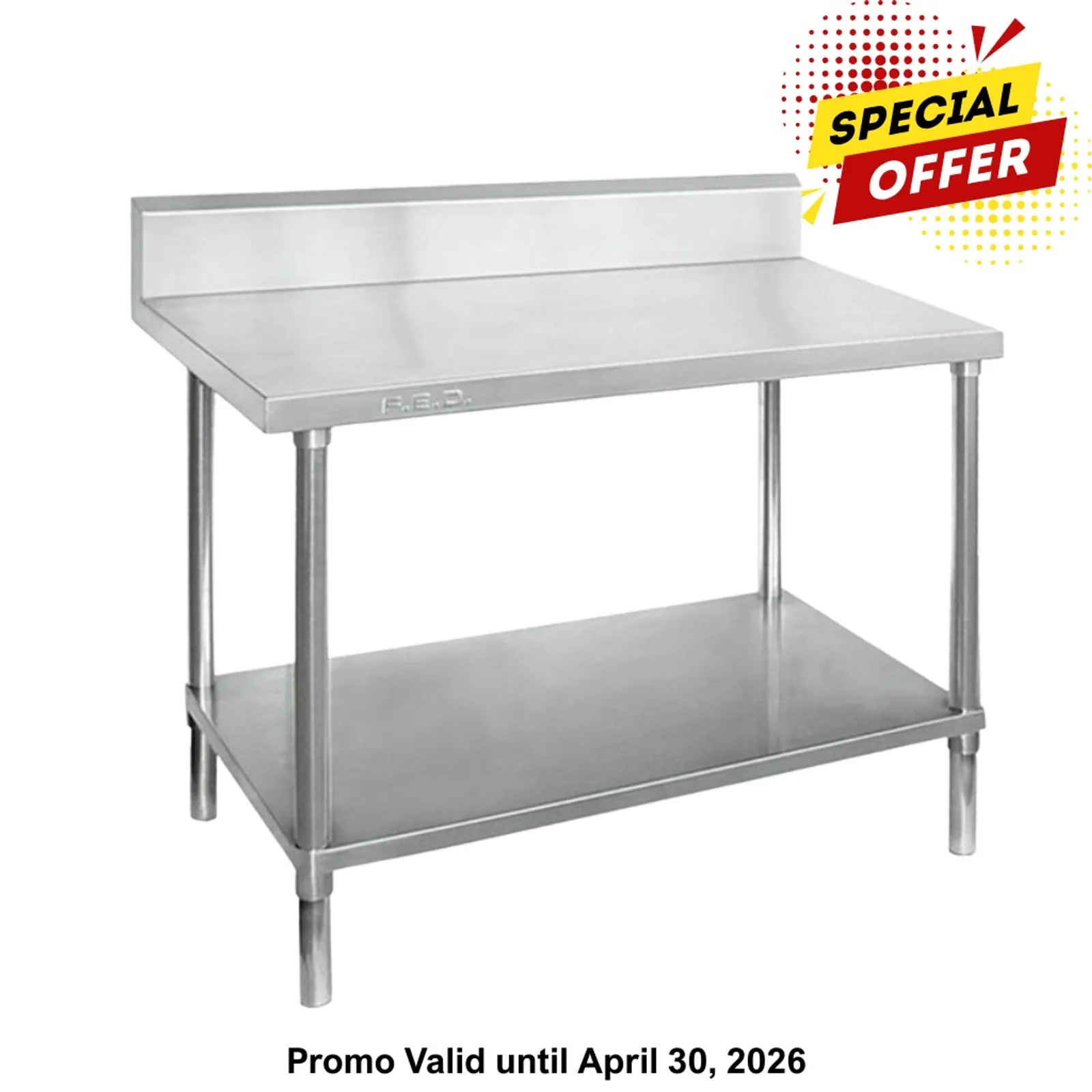 Modular System WBB7-1000/A - Workbench with Splashback