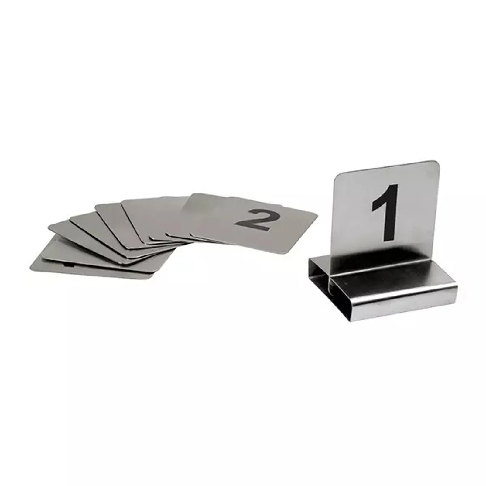Trenton 57550- Flat Table Numbers -S/S | 70x60mm | SET 41-50