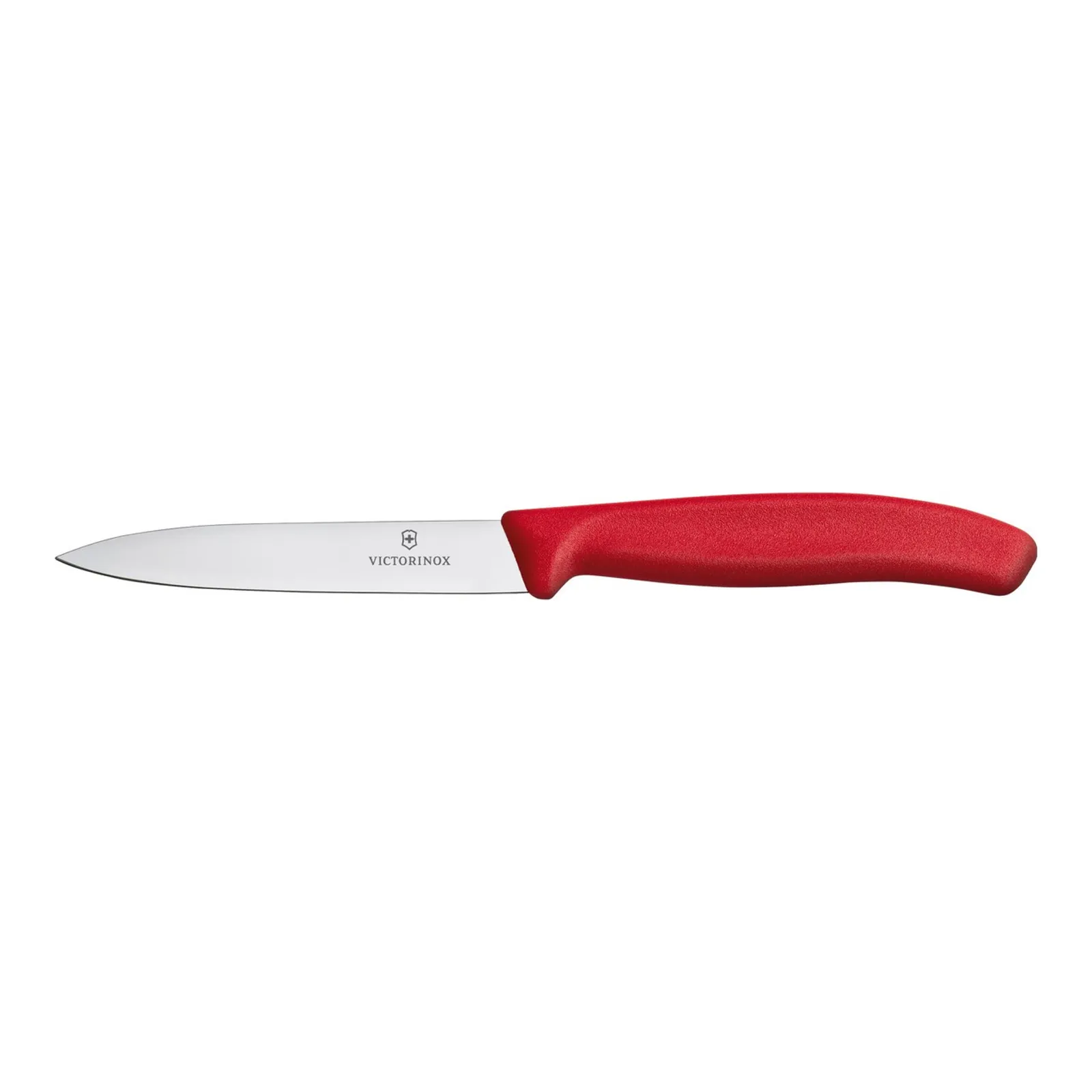Victorinox 6.7701 - Swiss Classic Paring Knife, 10cm, Straight Edge - Red